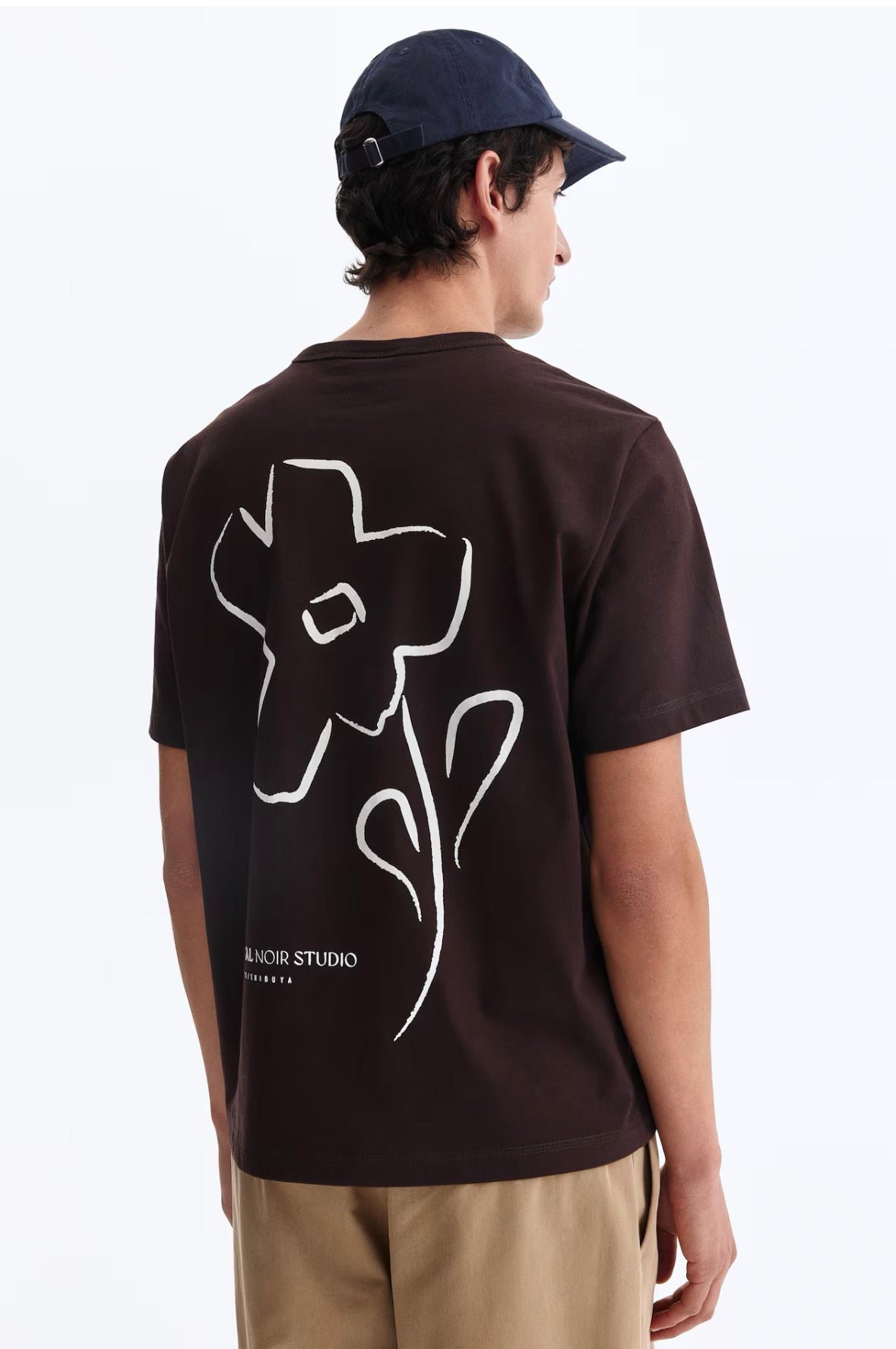 Regular Fit CoolMax T-Shirts-Dark Brown/ Petal Noir Stadio-1321863001