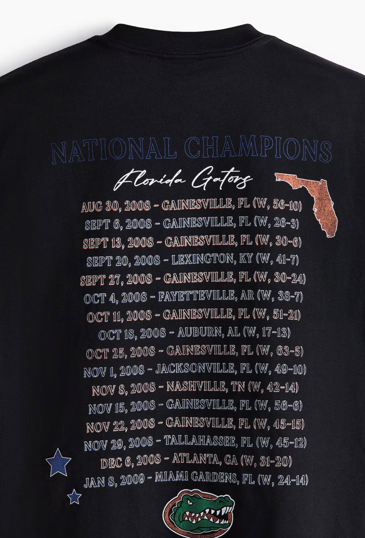 Loose fit T-Shirts-Black/florida gators-0972640174