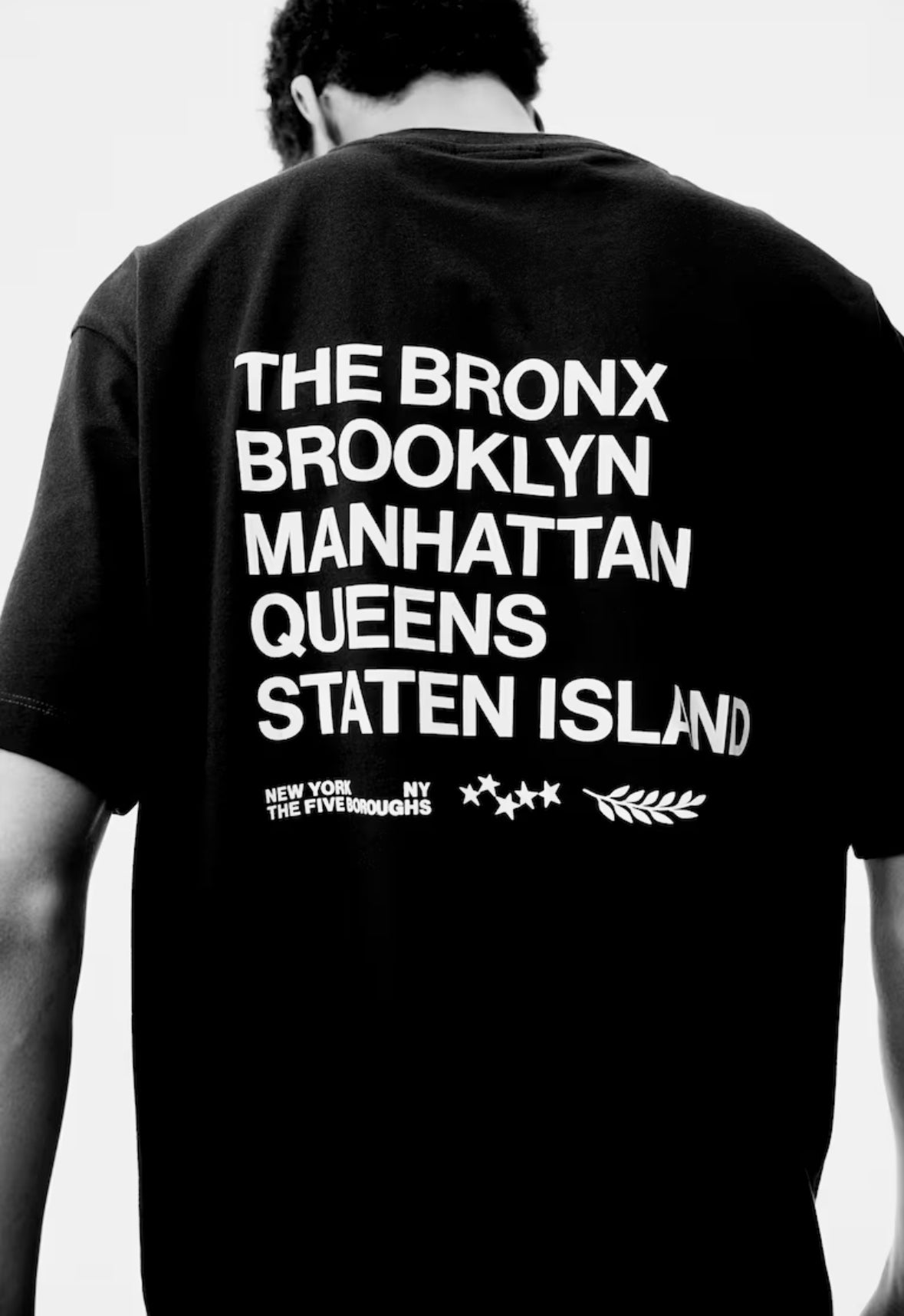 Loose Fit Printed T-shirt -Black/New York -1227157019