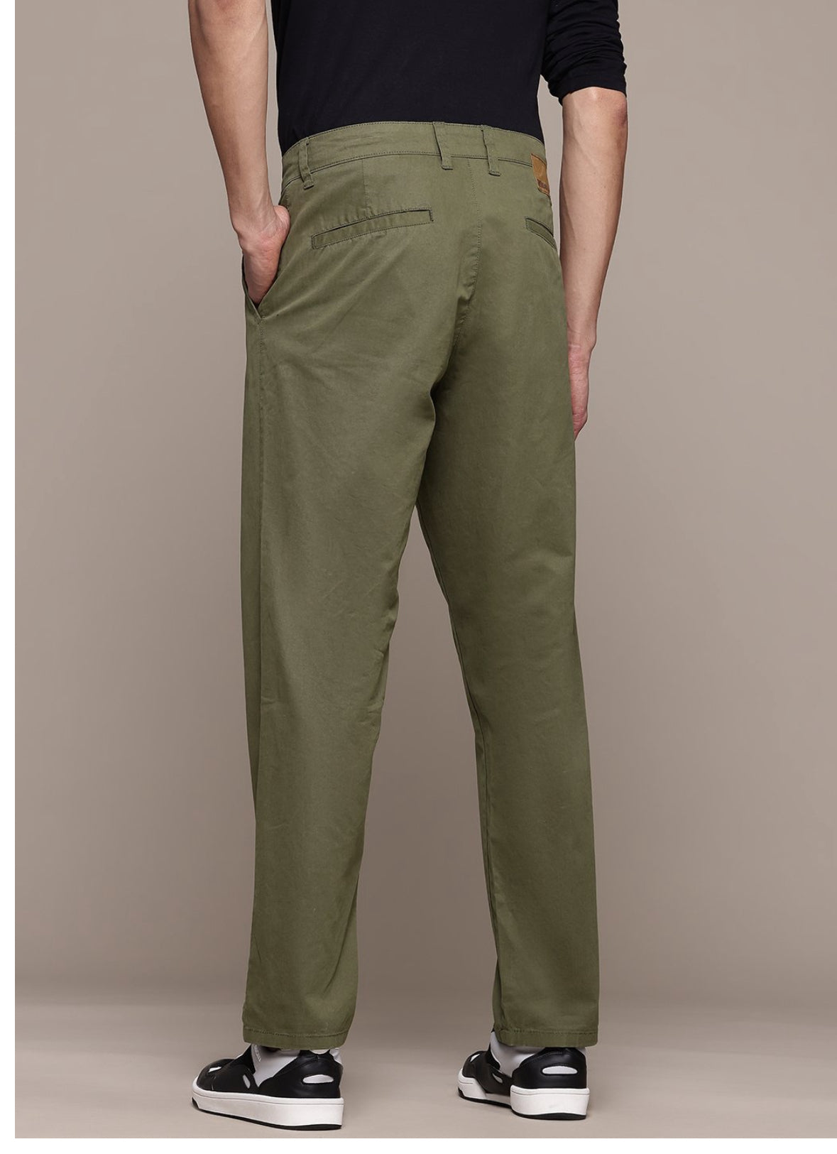 The Lifestyle Co. Men Pure Cotton Relax-olive-30195773