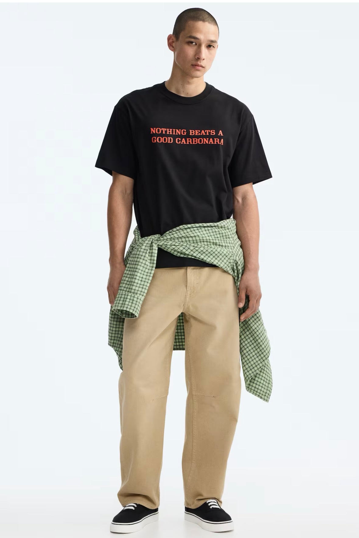 LOOSE FIT PRINTED Nothing beats a good
-T-SHIRT -Black-0967955192