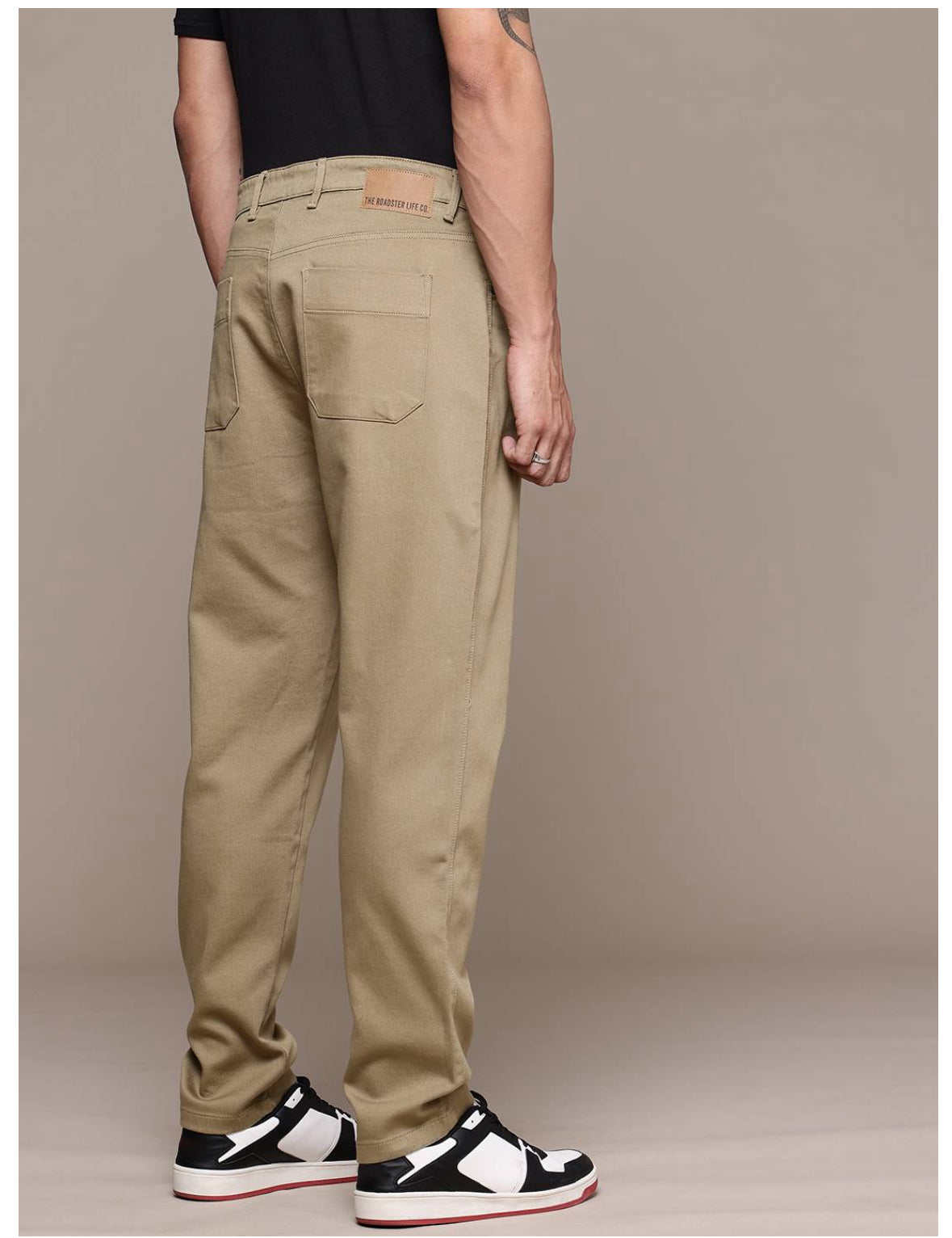 The Life Co. Men Relaxed Fit Chinos Trouser-32040322