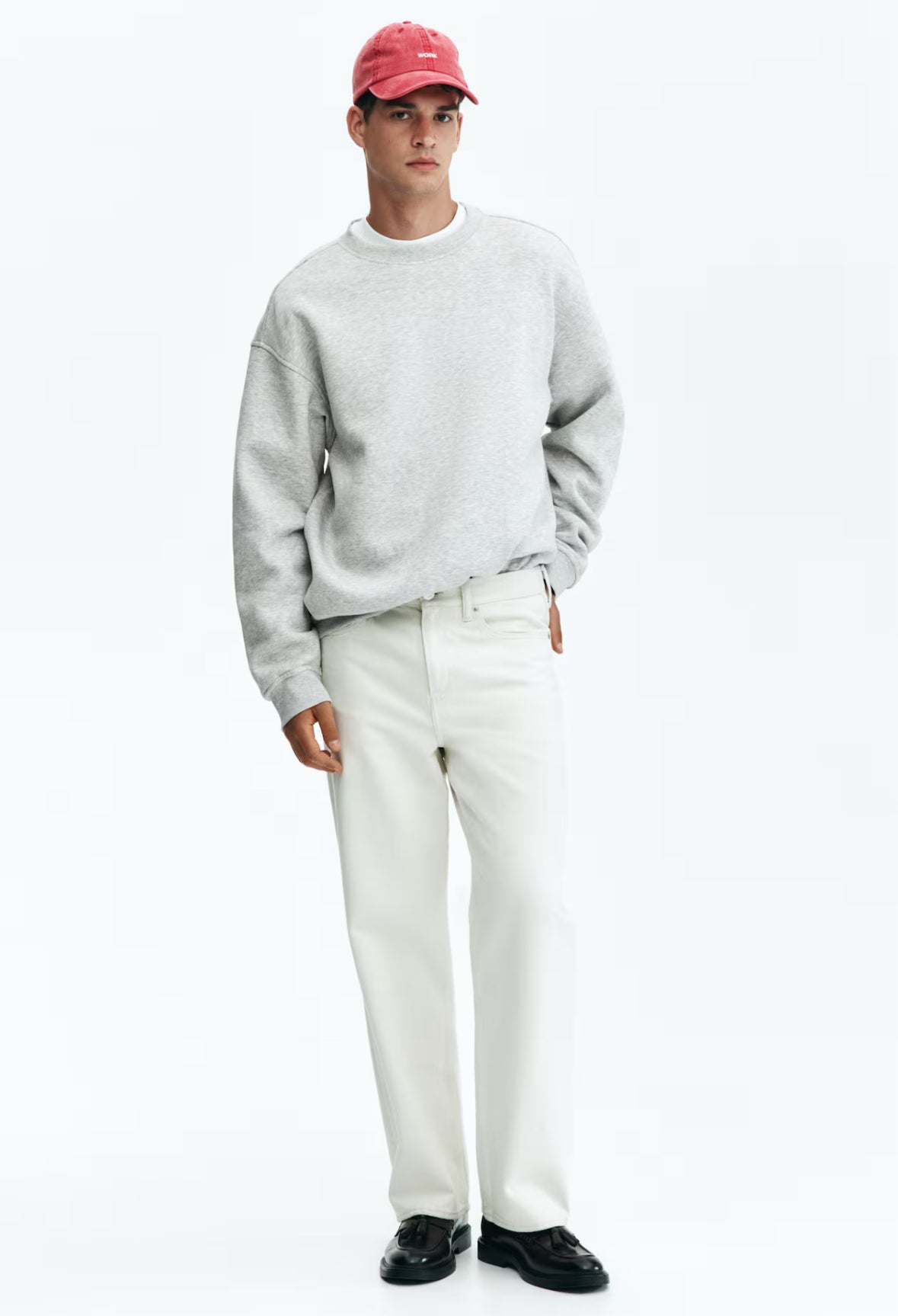 Loose Fit SweatShirt Grey marl -1308076014