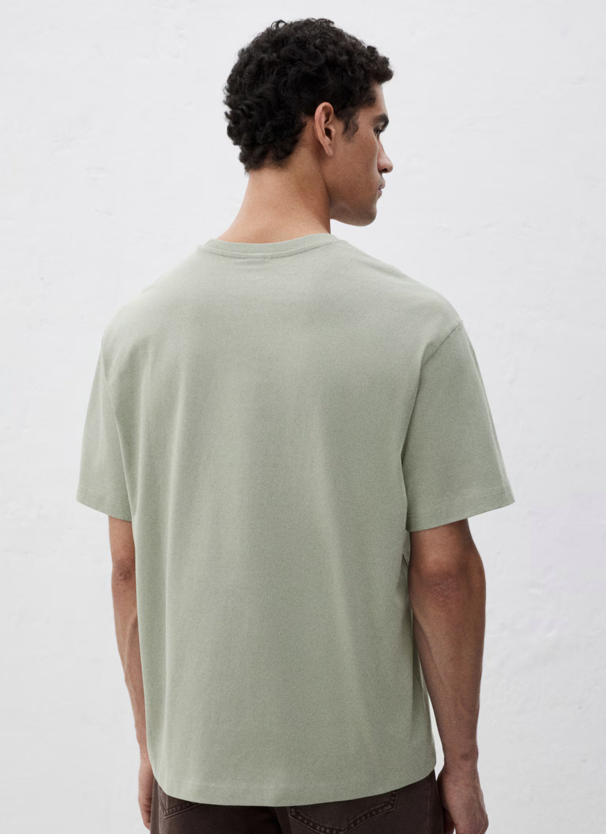 Loose Fit T-shirt -Light sage green -0608945134