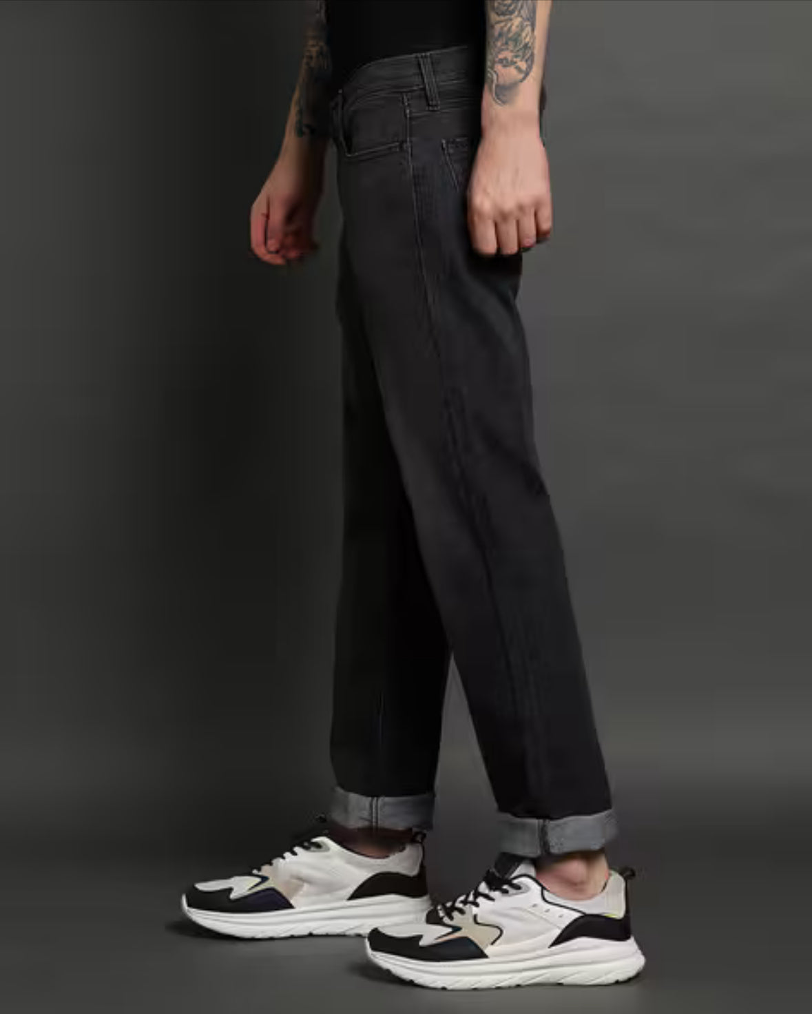 Men Mid-Wash 513 Straight Jeans -00381-0017
