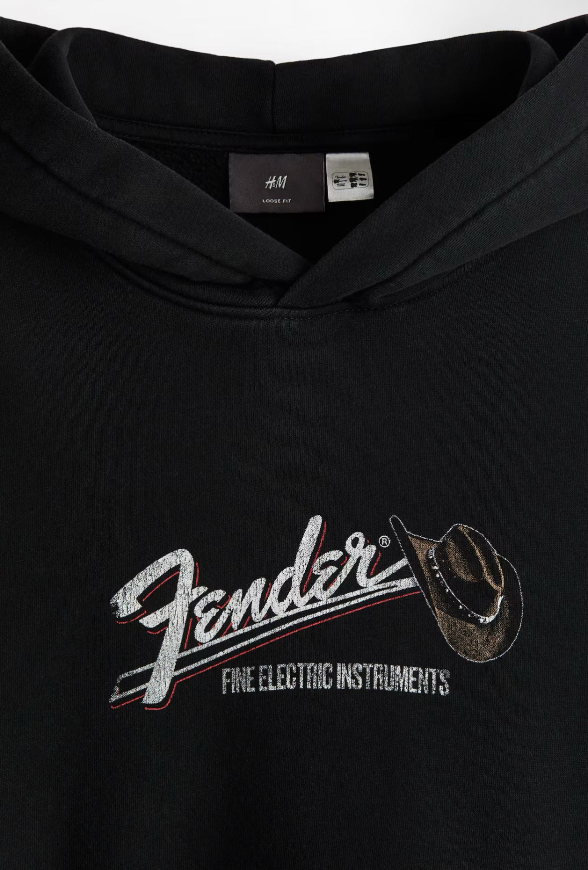 Loose fit Hoodies-Black Fender-1065654068