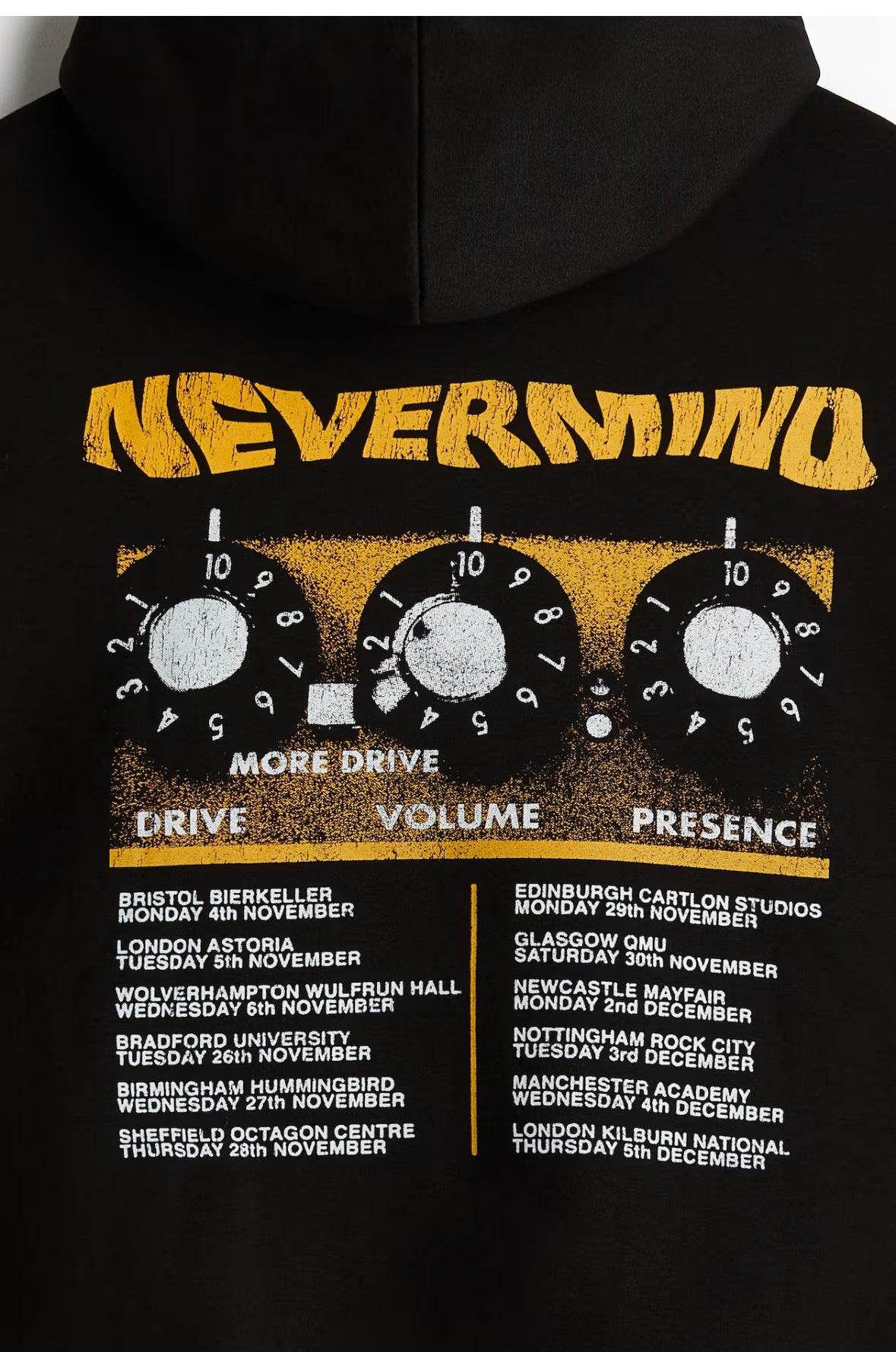 Loose Fit Hoodie- Black/Nirvana-1065654075