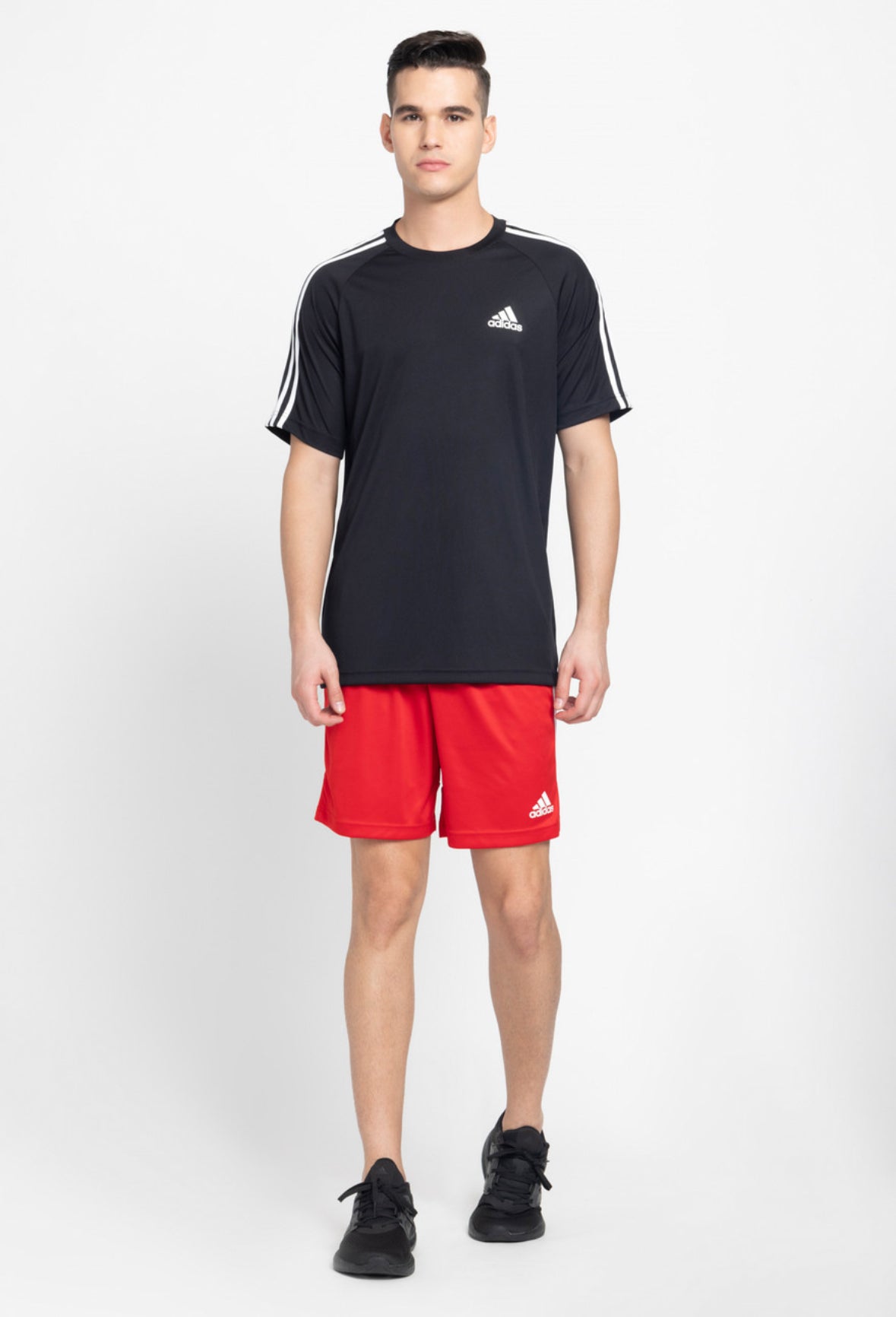 M Sereno 3 S  Men printed Crew neck  polyester black t-shirt-h28925