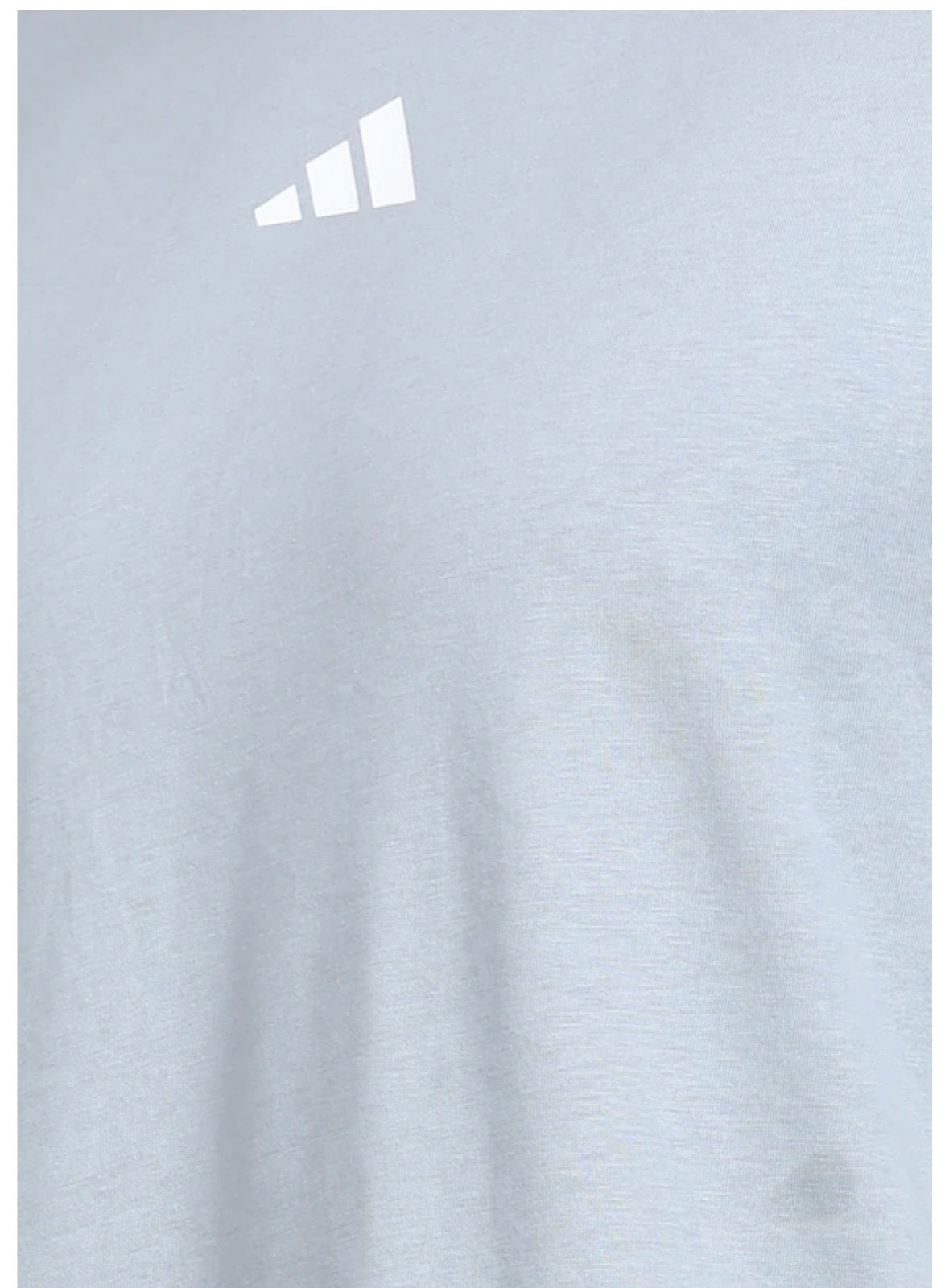 Adidas Striped Screw Neck Pure Cotton Grey T-Shirt-Kg9439