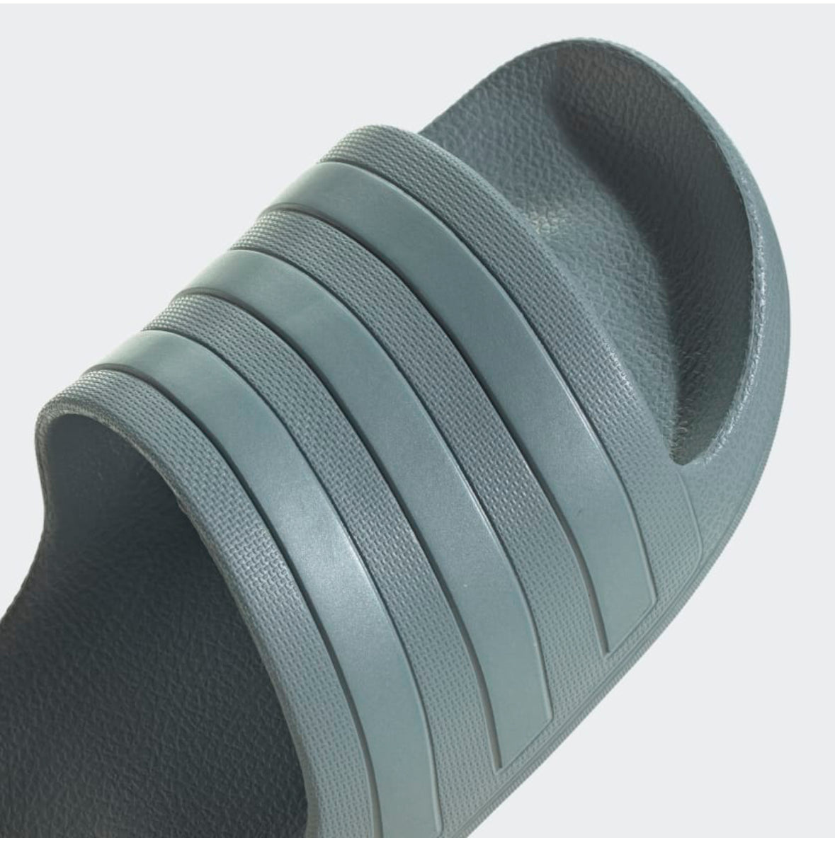 Adilette aqua Slides-Magic Grey Met -Gz1153