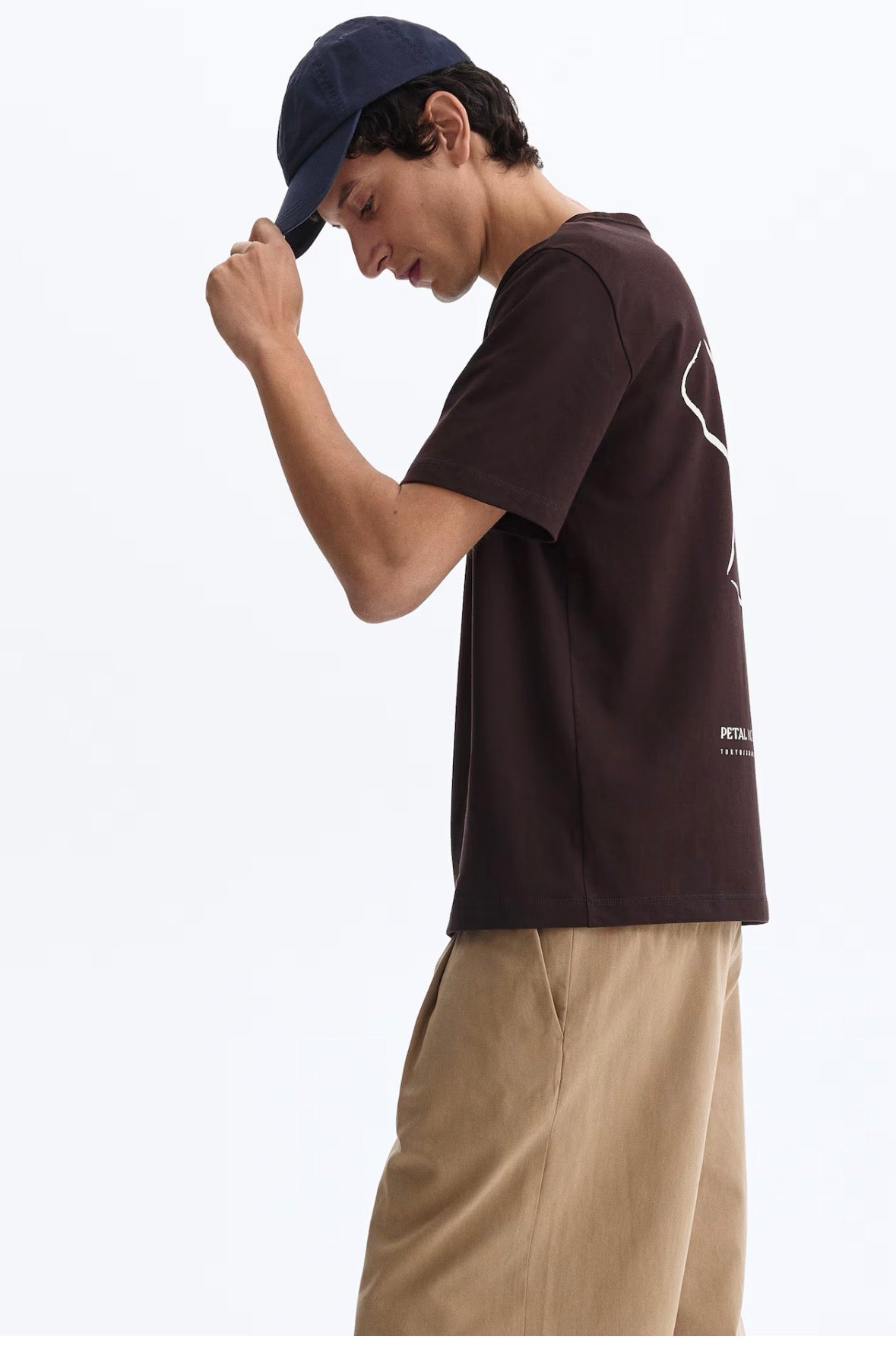 Regular Fit CoolMax T-Shirts-Dark Brown/ Petal Noir Stadio-1321863001
