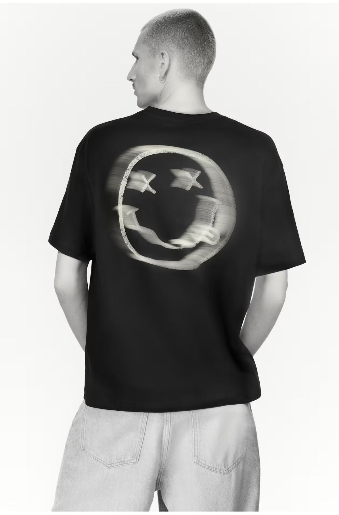 Loose Fit T-Shirts Black/Nirvana-0972640197