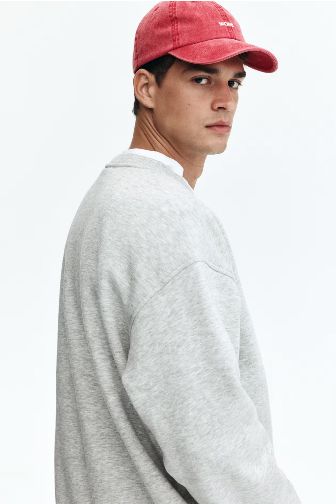 Loose Fit SweatShirt Grey marl -1308076014