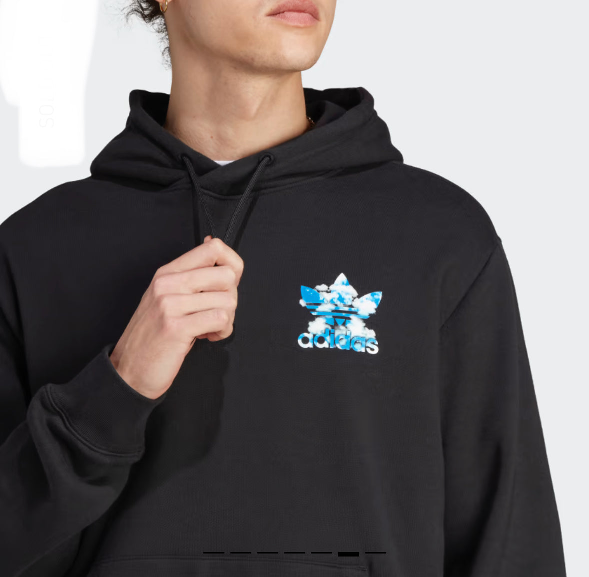 GRAPHICS CLOUDY TREFOIL HOODIE -II8168