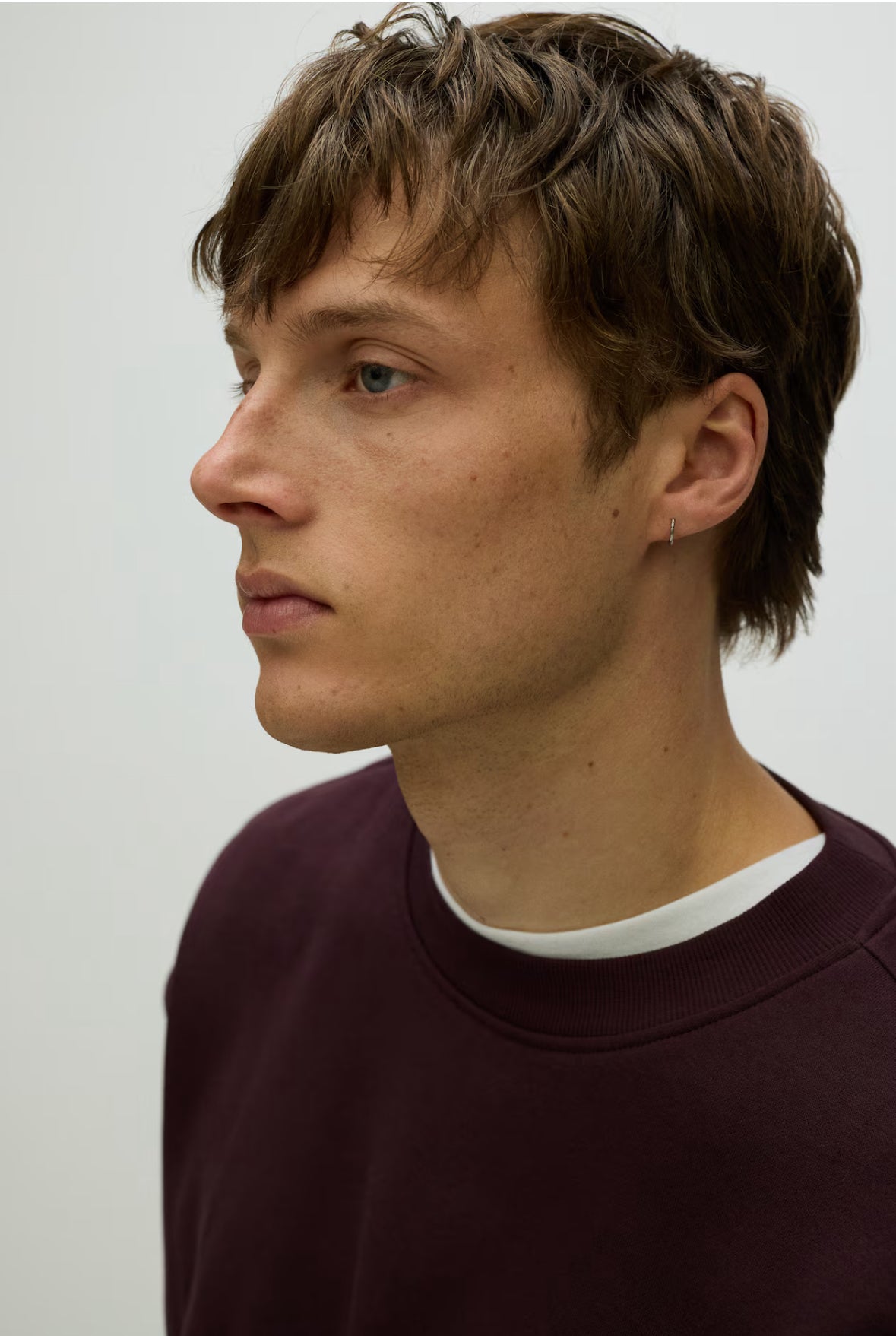 Loose fit  Sweatshirt - plum-1308076001