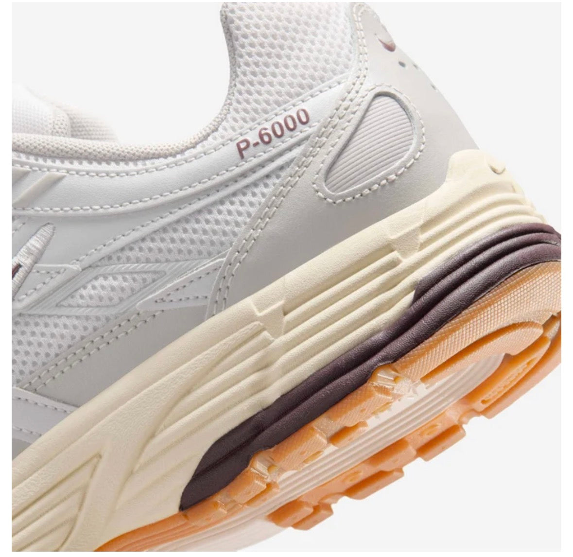 Nike P-6000 College Grey Burgundy Crush -Cd6404 028