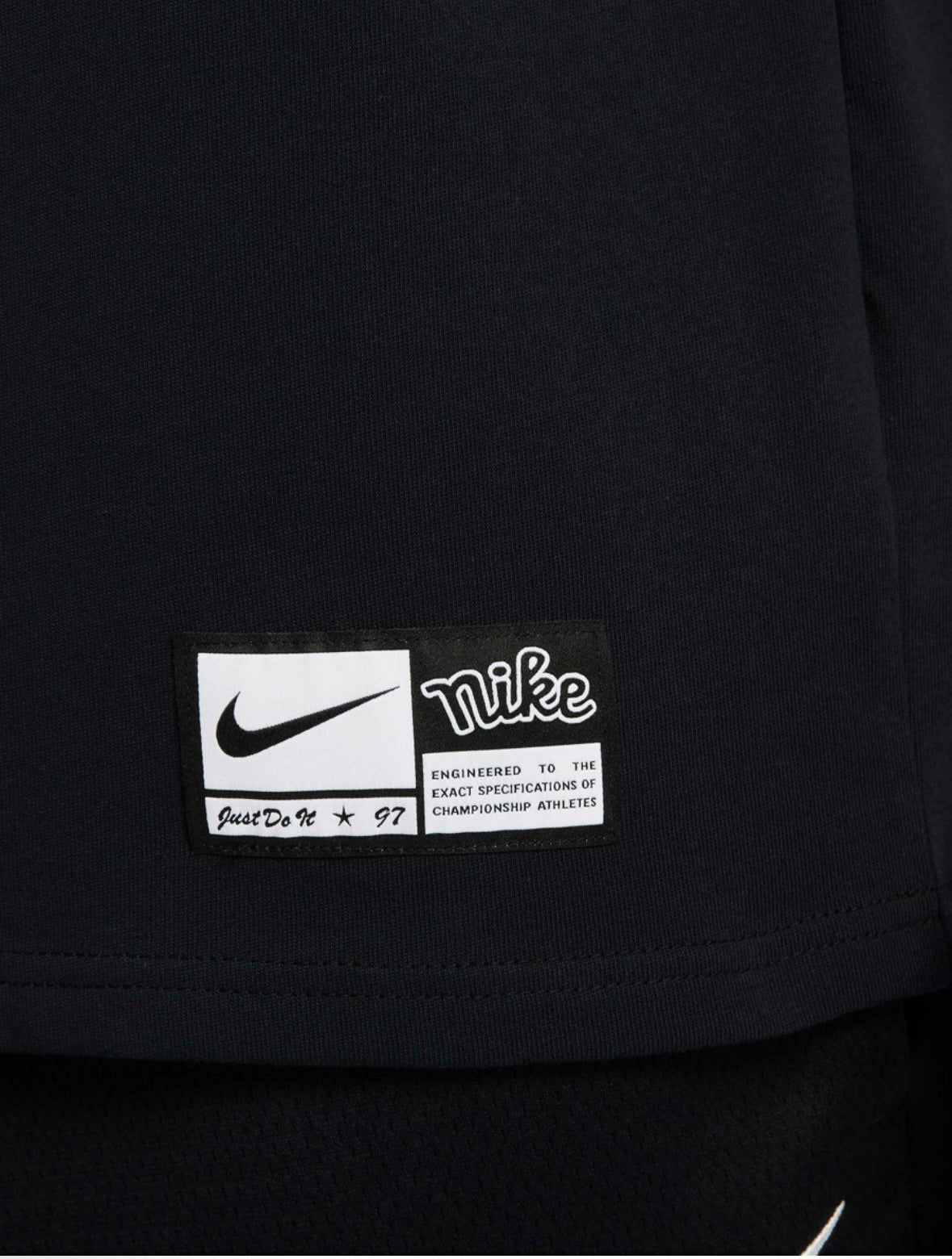 Men Solid Round Neck Pure Cotton Black T-Shirt-fv8395-010