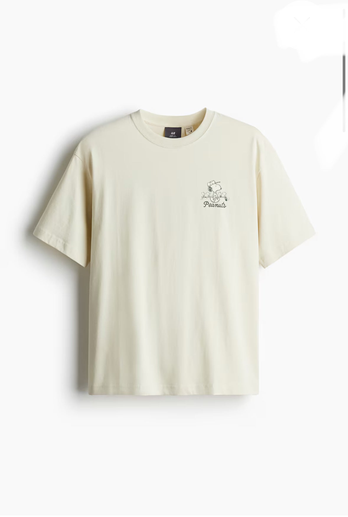 LOOSE FIT PRINTED T-SHIRT -Light beige/Snoopy -1268967002
