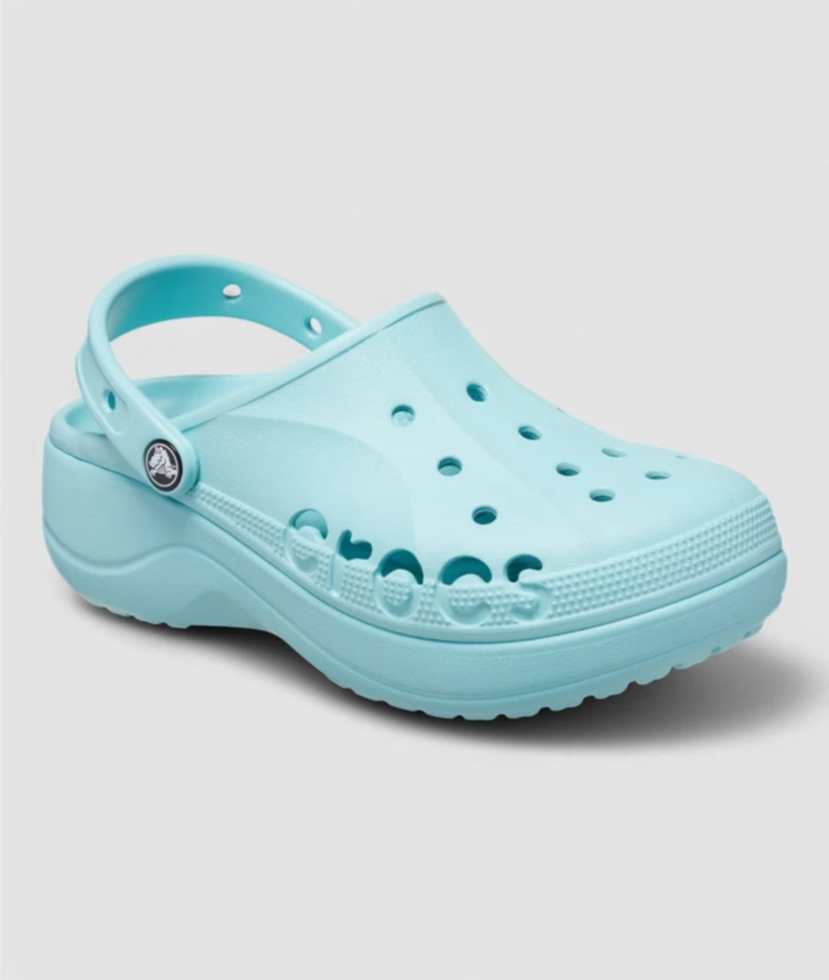 Women baya Platform Clogs Sandal-Blue-208186-4ss