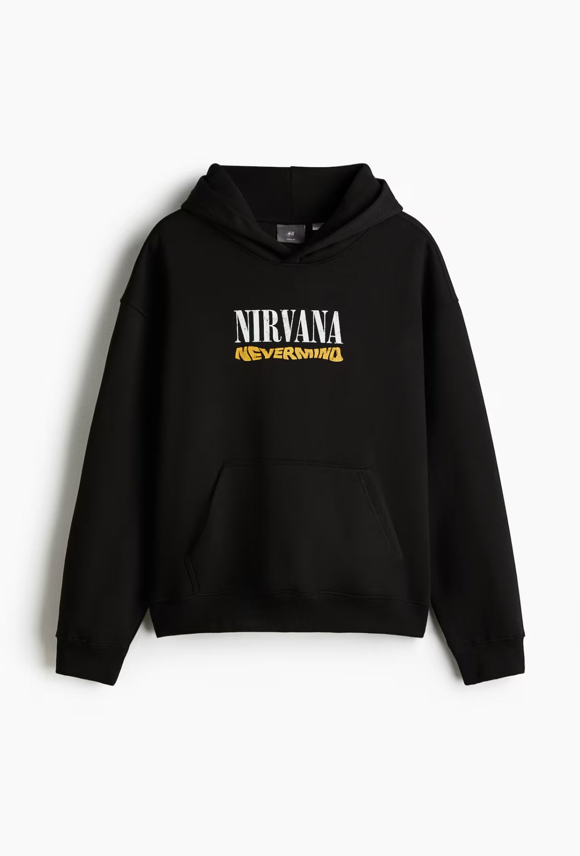 Loose Fit Hoodie- Black/Nirvana-1065654075