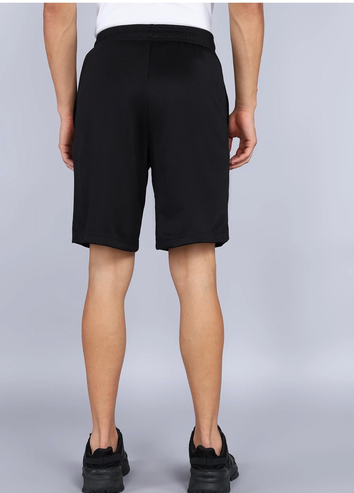 Adidas Printed Black sport Shorts-Je9385