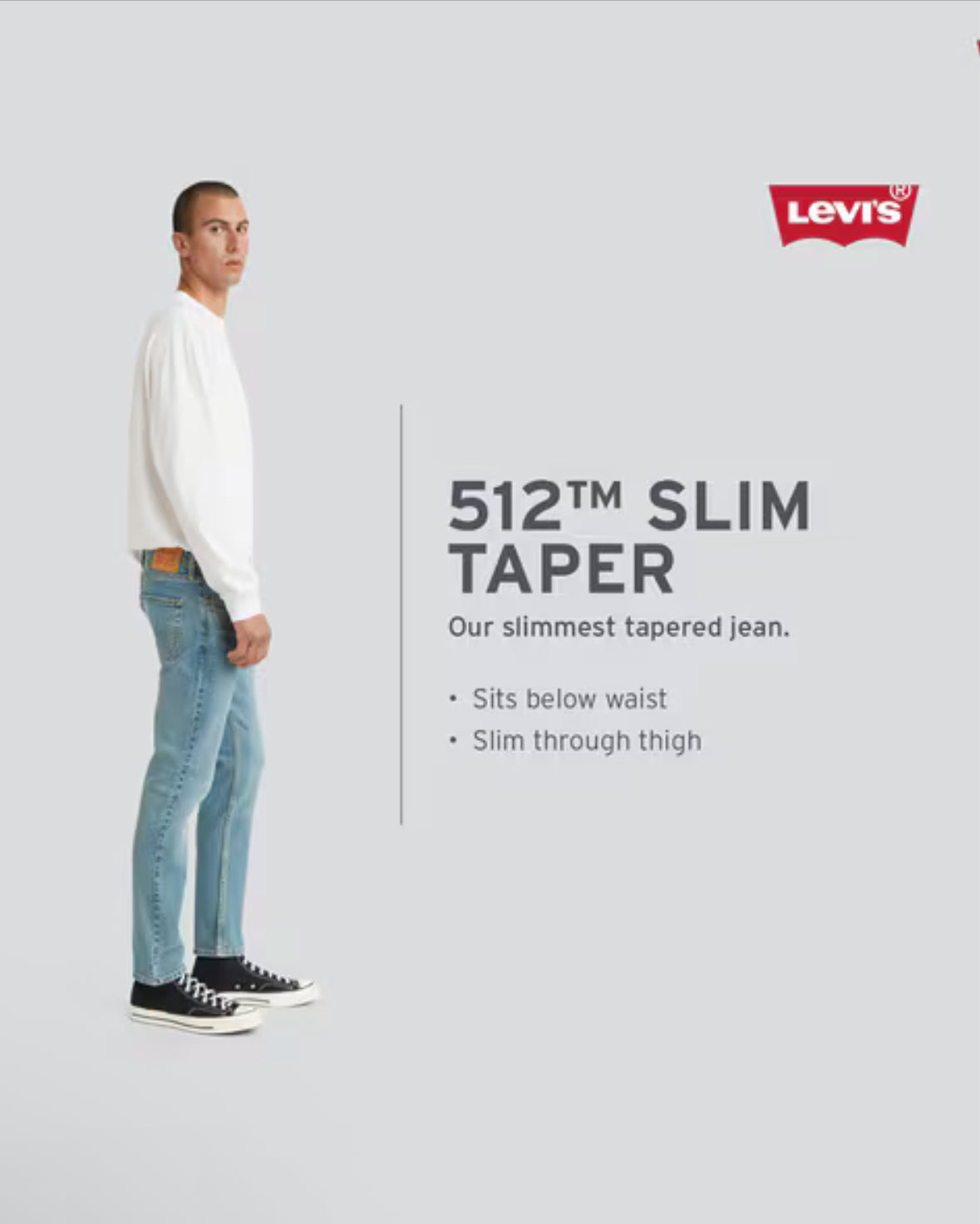 Men 512 Mid-Wash Slim Tapered... -a7086-0194