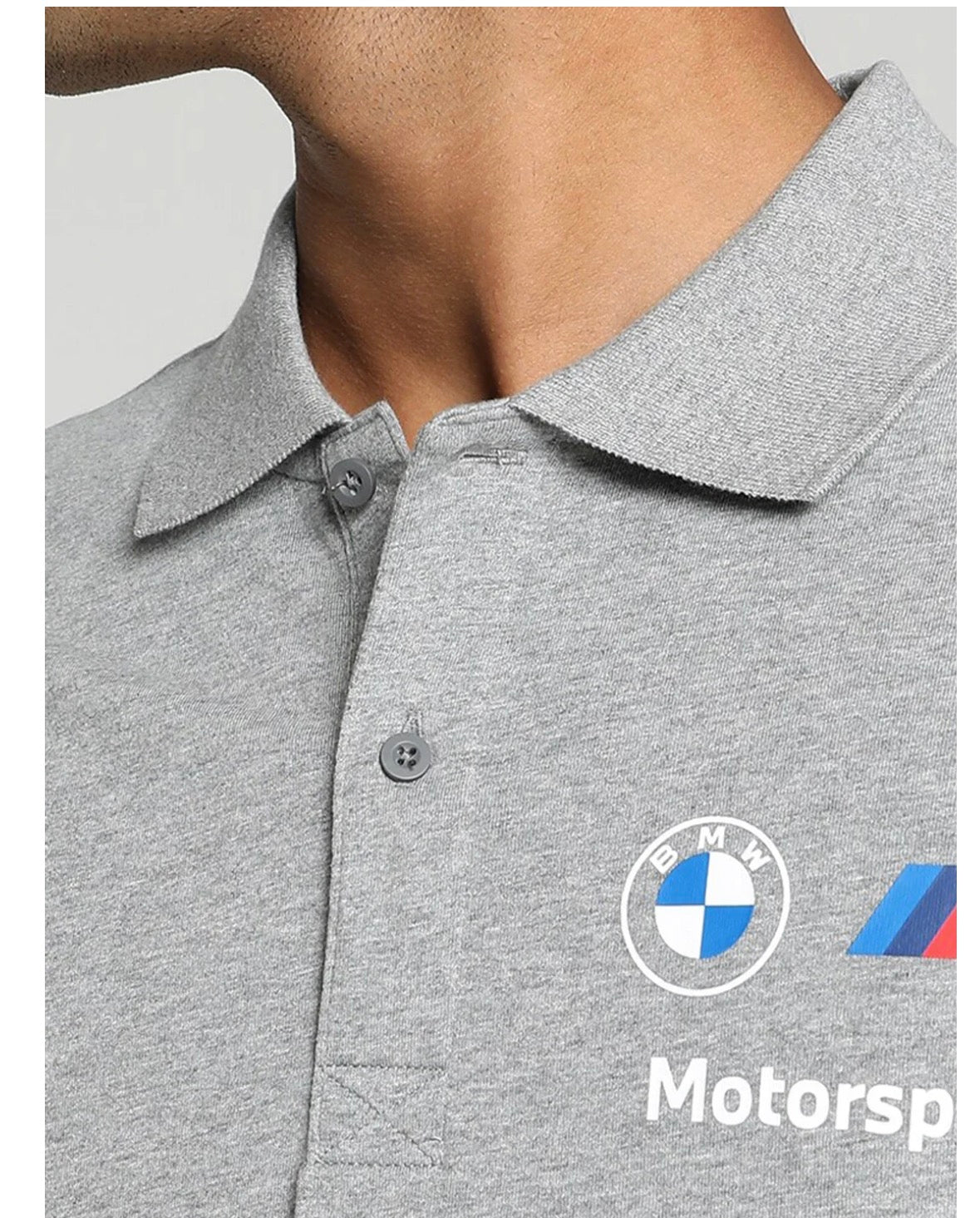 BMW M Motorsport Men's Polo - Grey-621312 03
