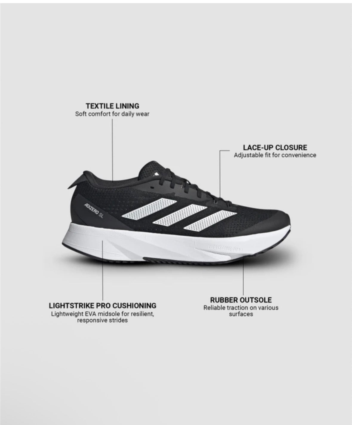 Adidas adizero SL Running Shoes-Hq1349