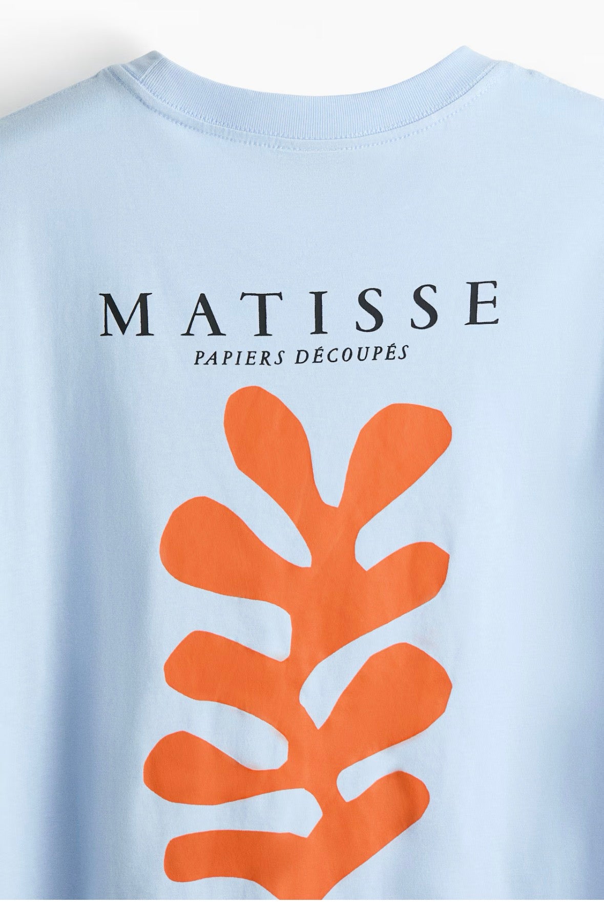Loose Fit Printed T-Shirts-Light Blue/apoh-1323395004