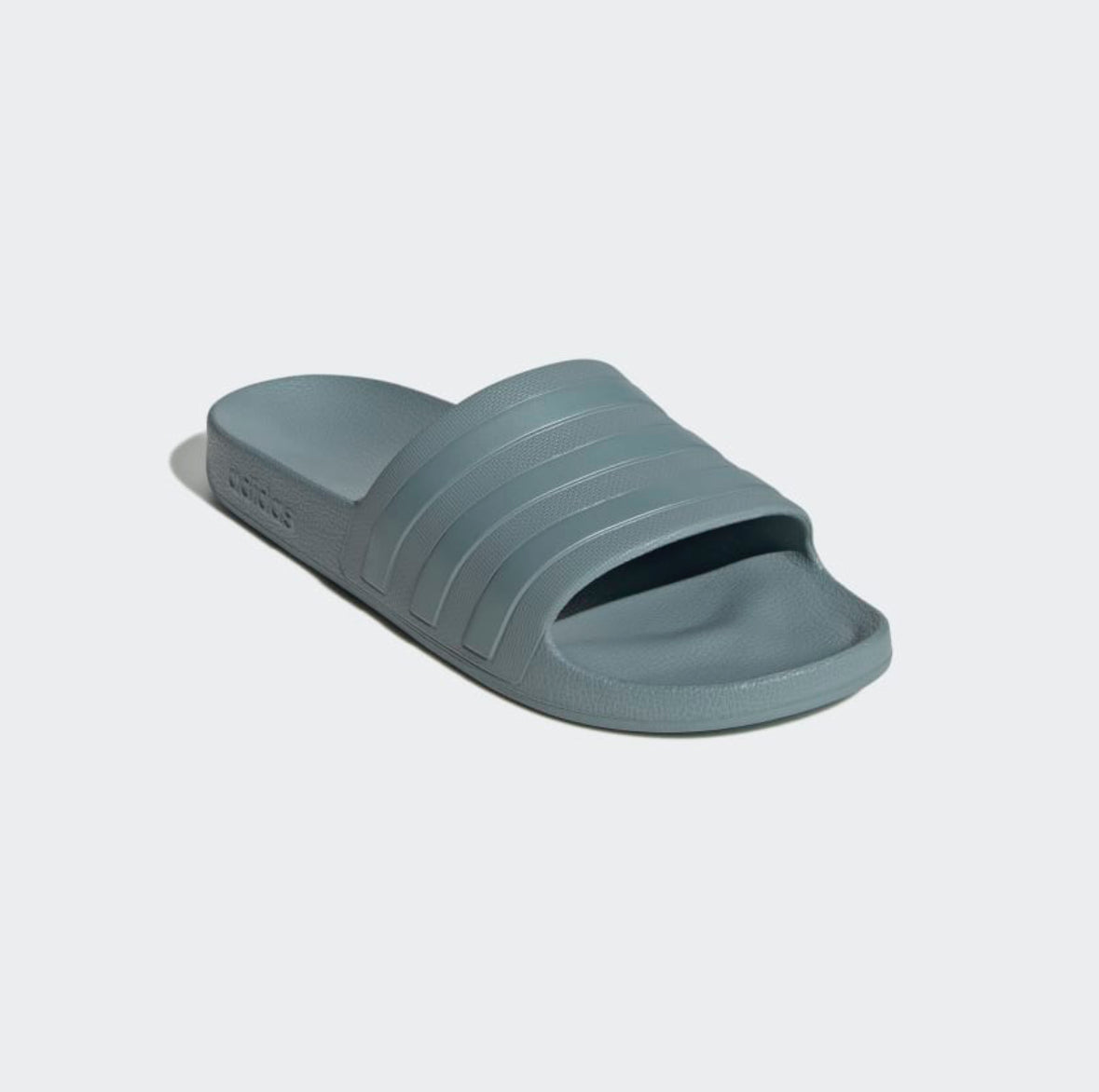 Adilette aqua Slides-Magic Grey Met -Gz1153