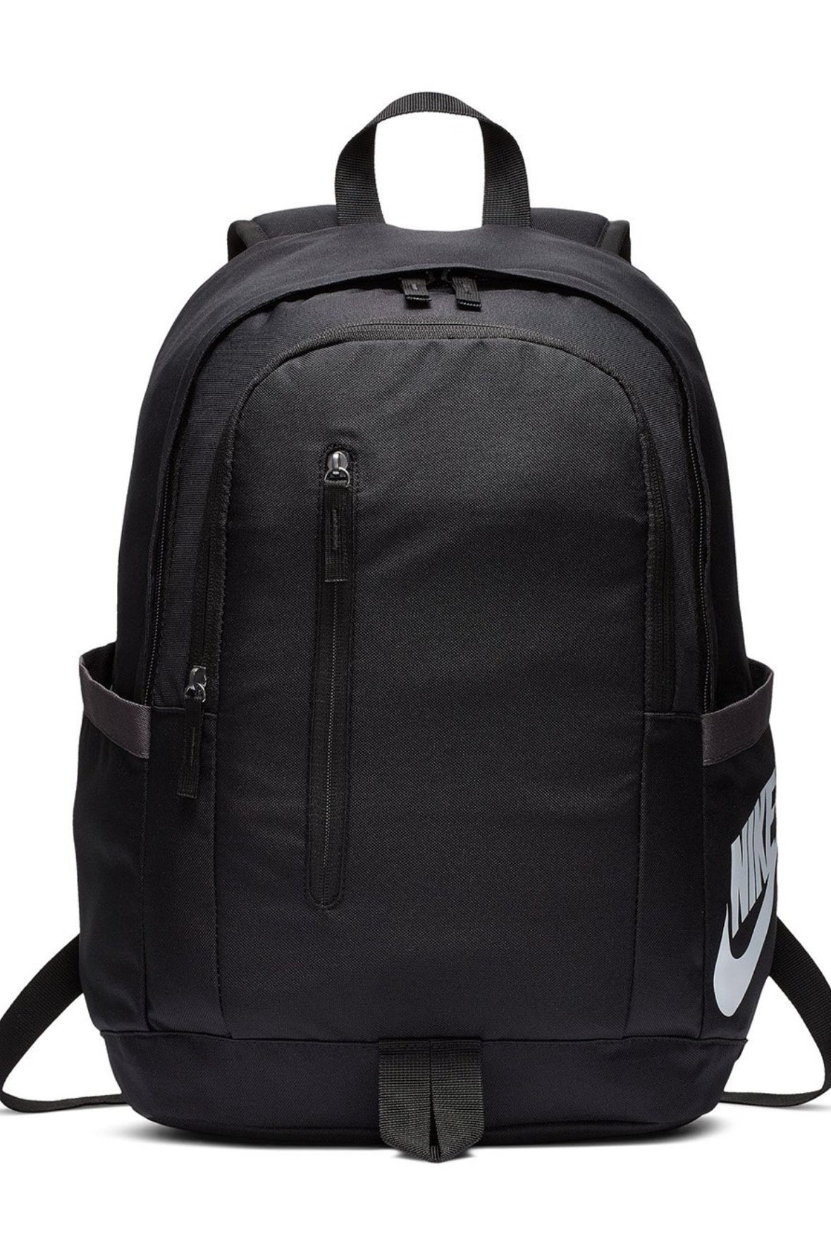 Unisex Black Solid Backpack -ba6103-013