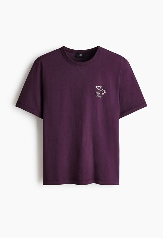 Regular fit CoolMax t-shirts Dark Purple/petal Noir Studio-1321863003