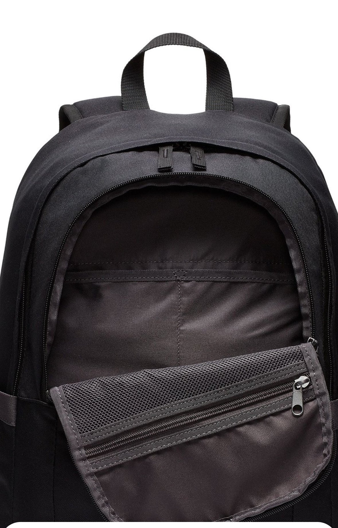 Unisex Black Solid Backpack -ba6103-013