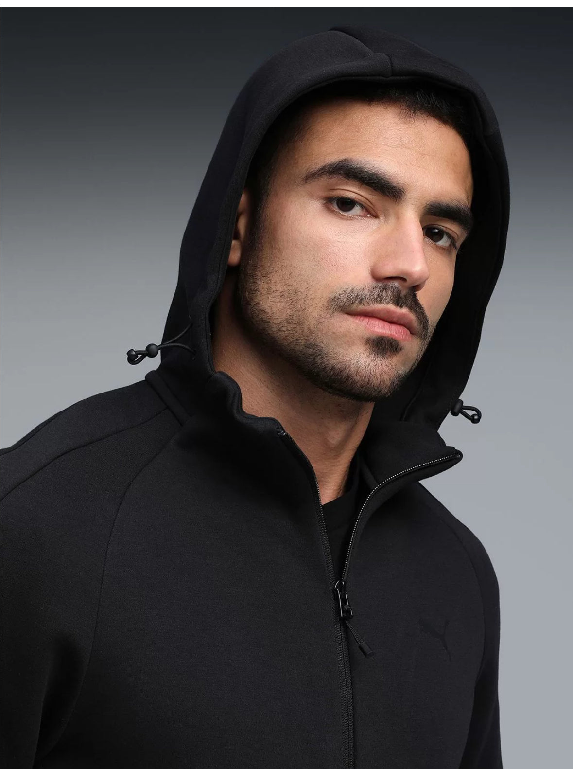 Puma Evostripe Slim Fit Training Hoodie Cotton Sporty Jacket-631529 01