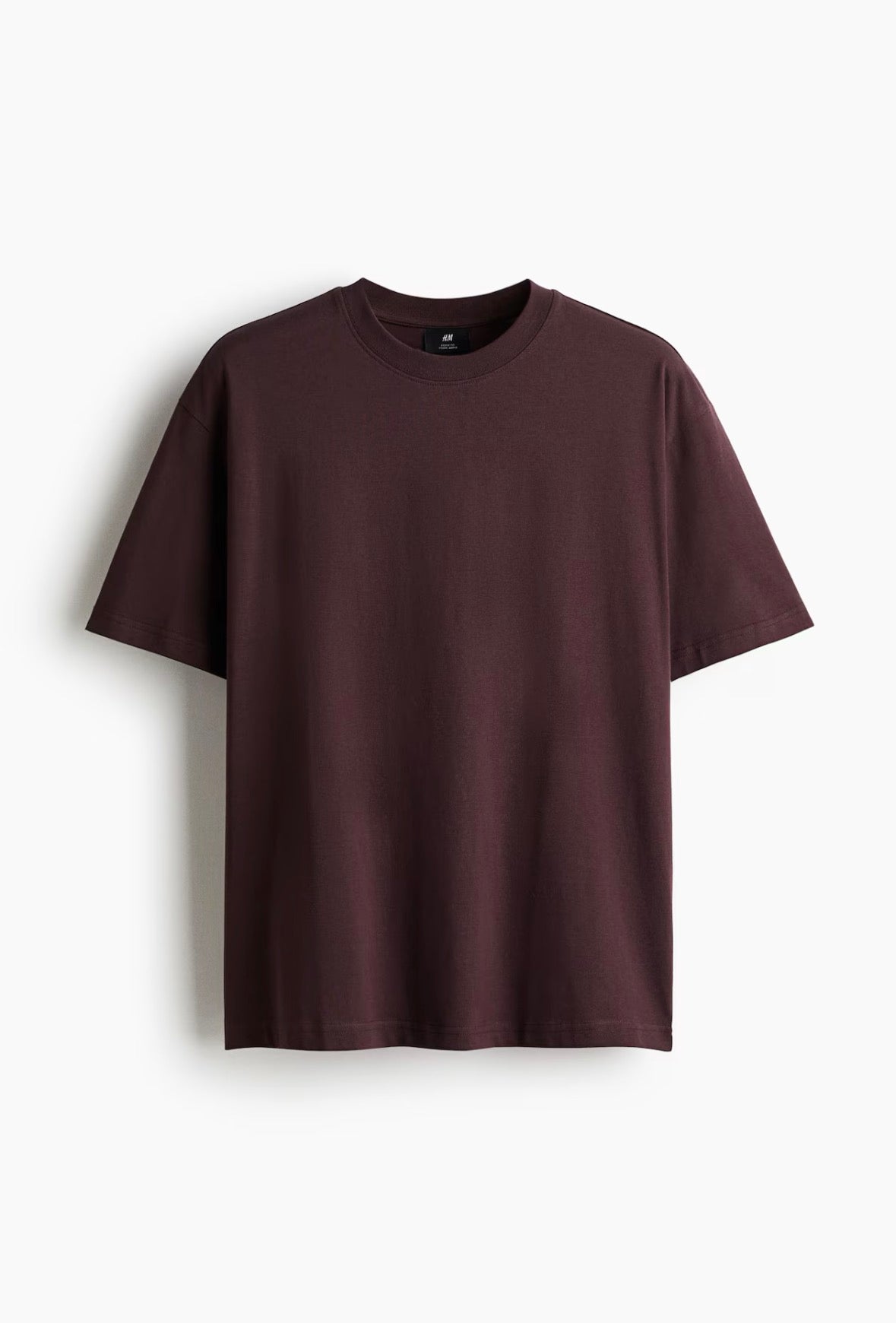 Loose Fit T-Shirts-Dark Plum Purple-1309319001