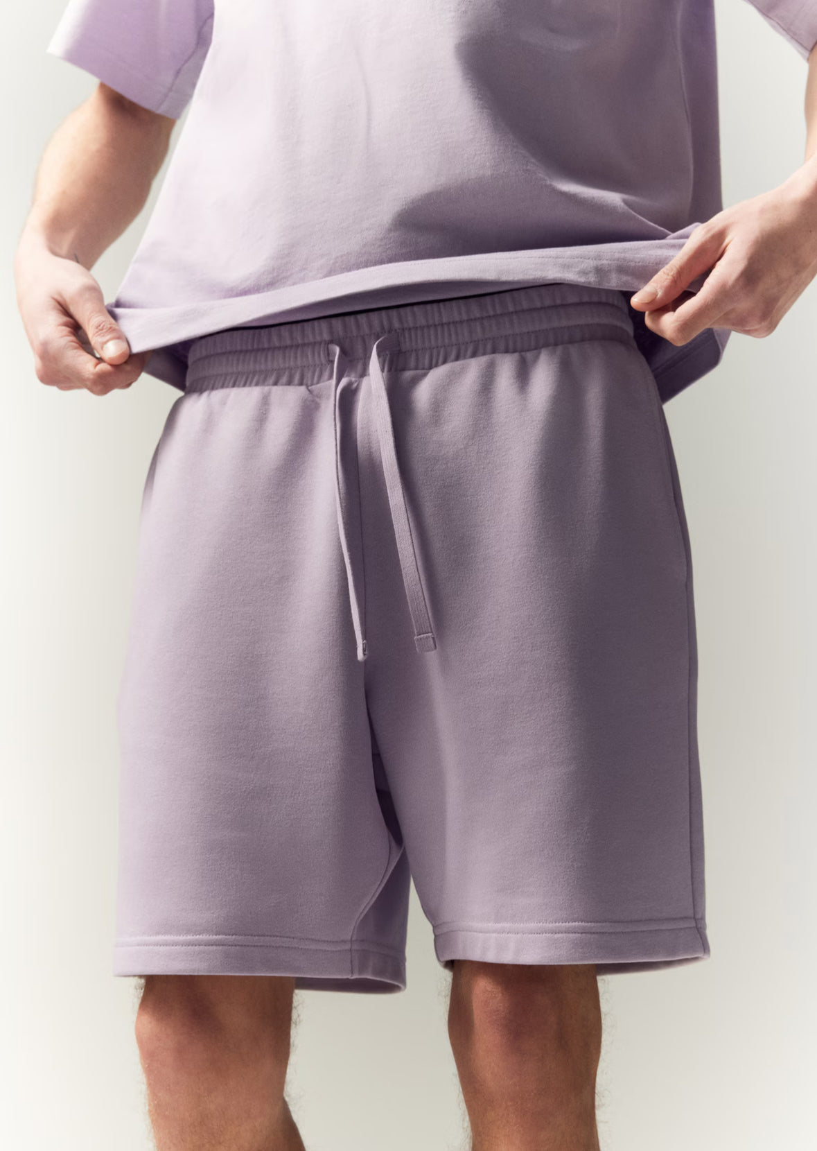 Regular Fit Sweatshorts -Purple-1224295025