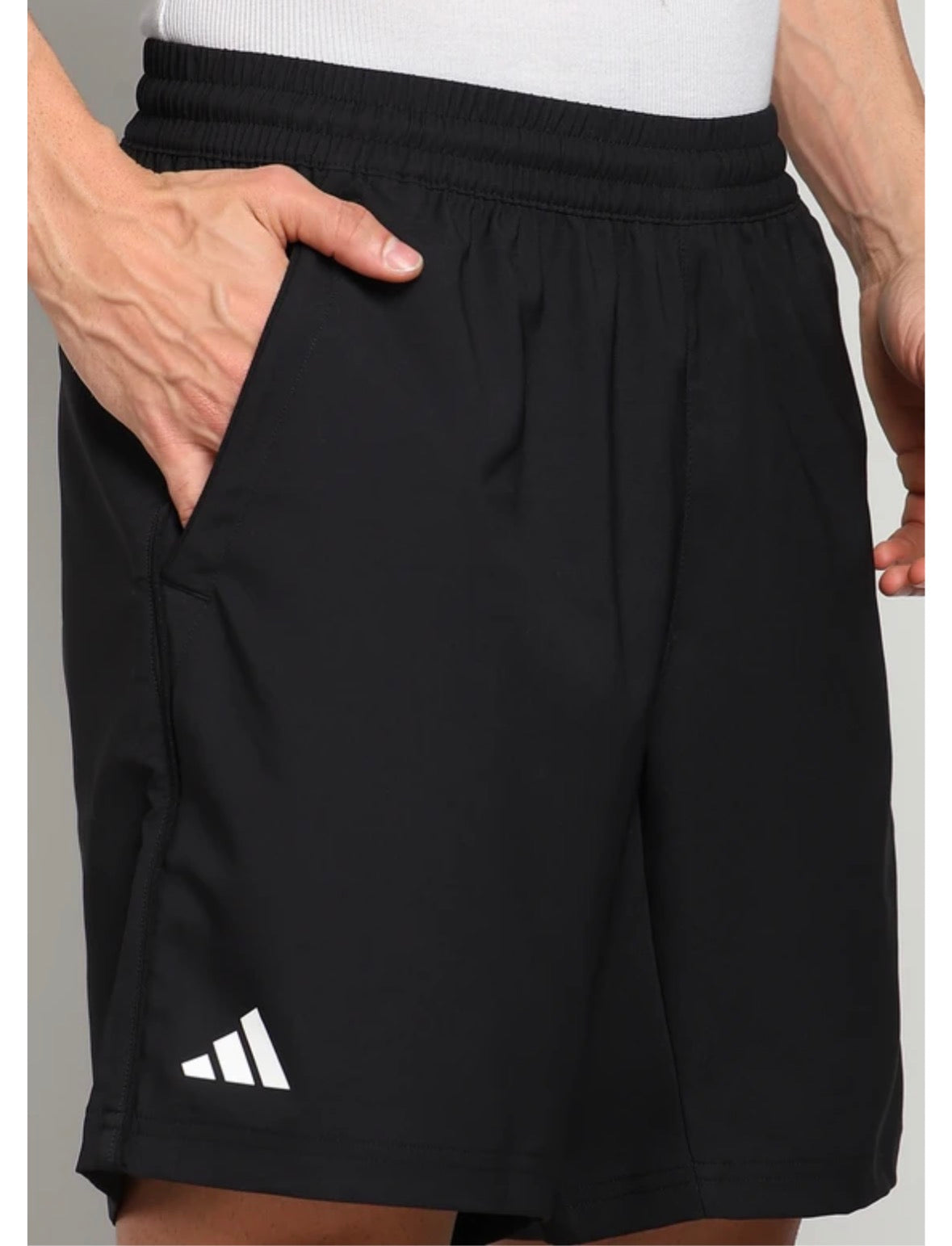 Adidas Solid Men Black-Hr8725