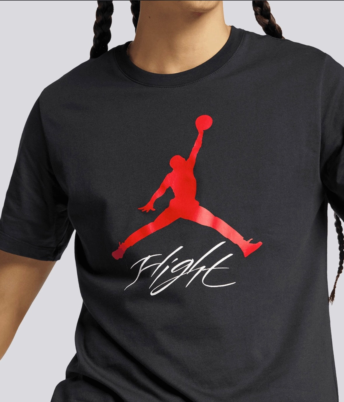 JORDAN JUMPMAN FLIGHT TEE
BLACK/GYM RED -AO0664-010