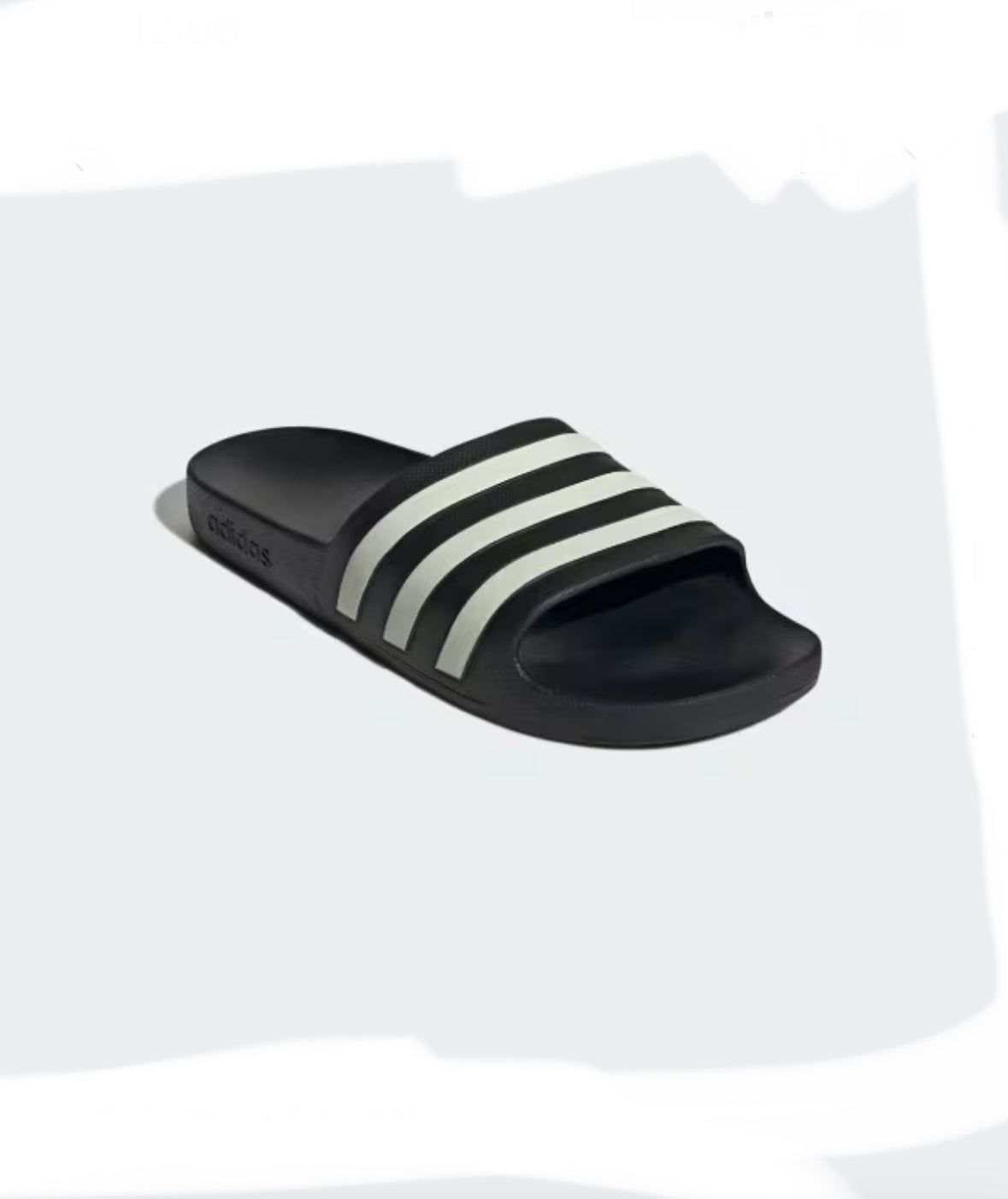 Adilette aqua slides-blck/ivory-Ji1405
