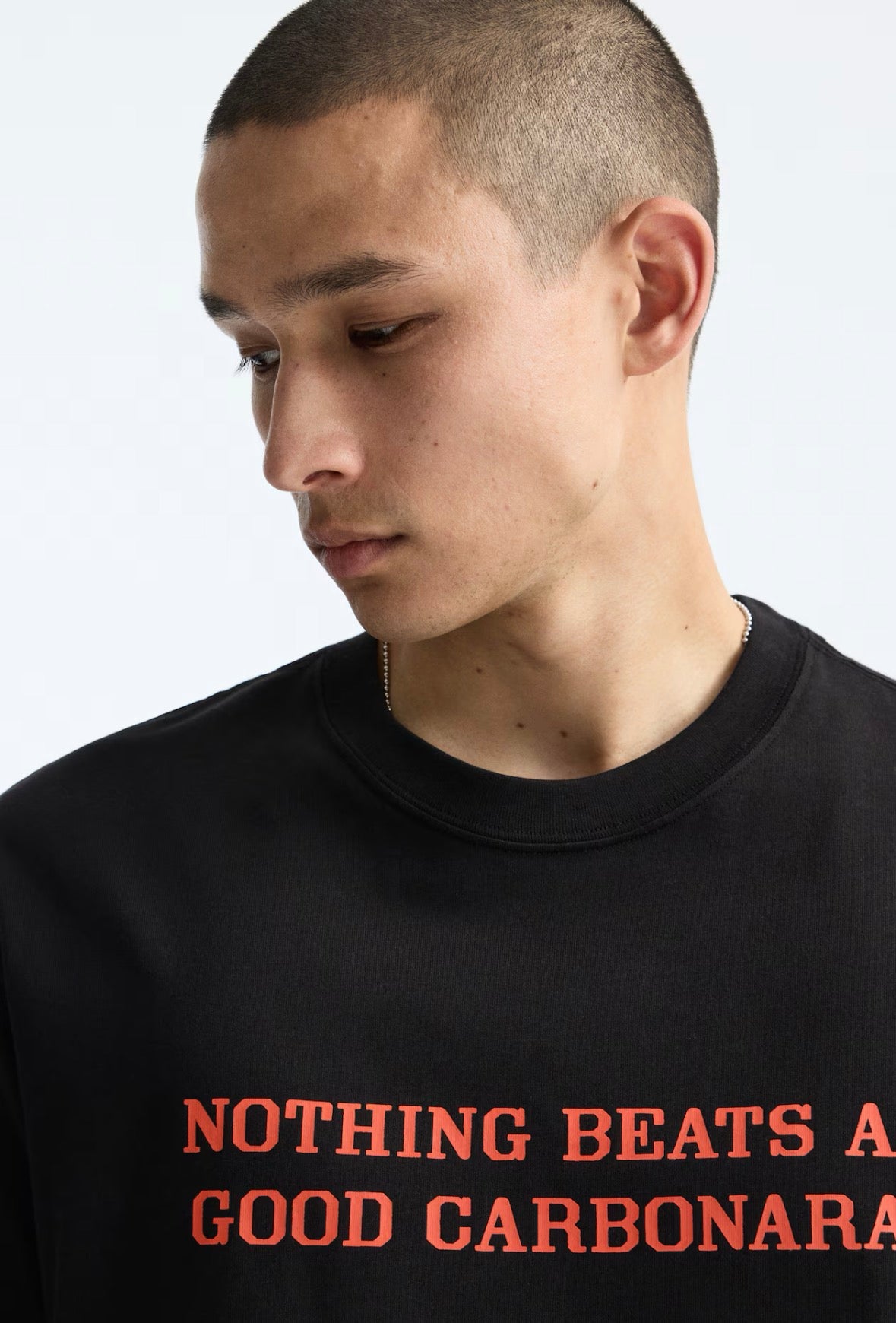LOOSE FIT PRINTED Nothing beats a good
-T-SHIRT -Black-0967955192