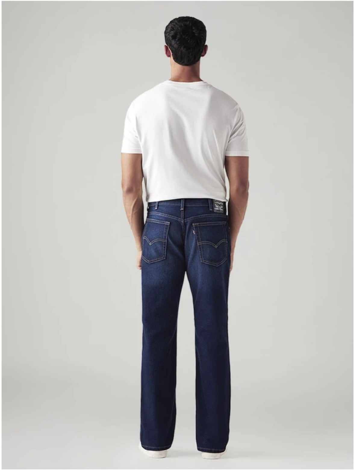 MEN'S 513 DARK BLUE SLIM STRAIGHT FIT MID RISE JEANS -0038i-0055