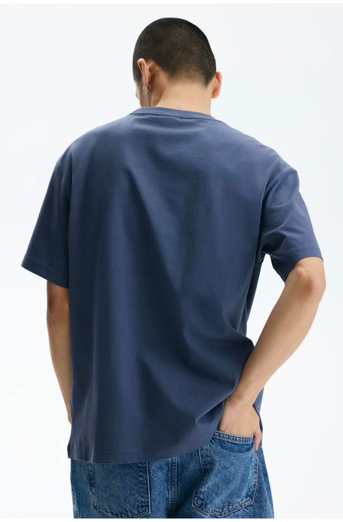 Loose Fit  Printed T-shirts-blue-san/Diego-0967955190