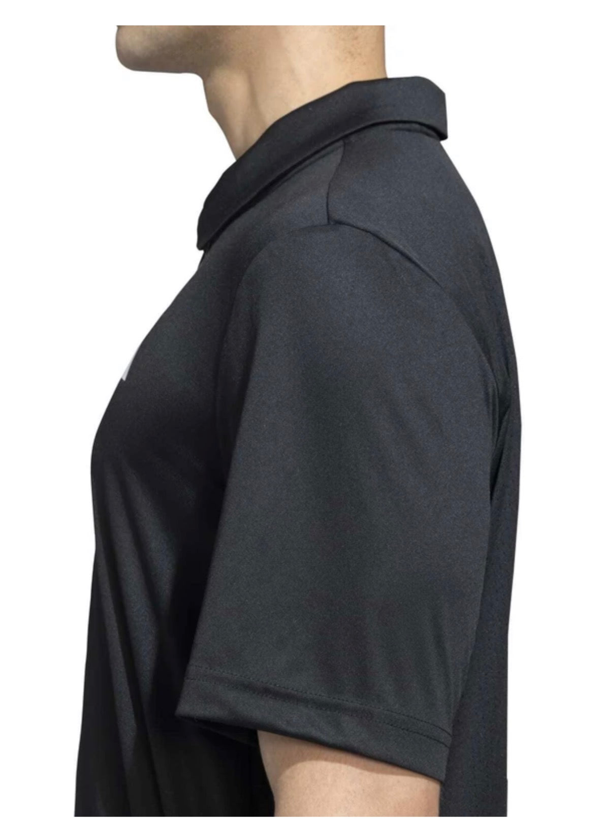 Adidas men Graphic Print Polo Neck Polyester Black-Jx3239