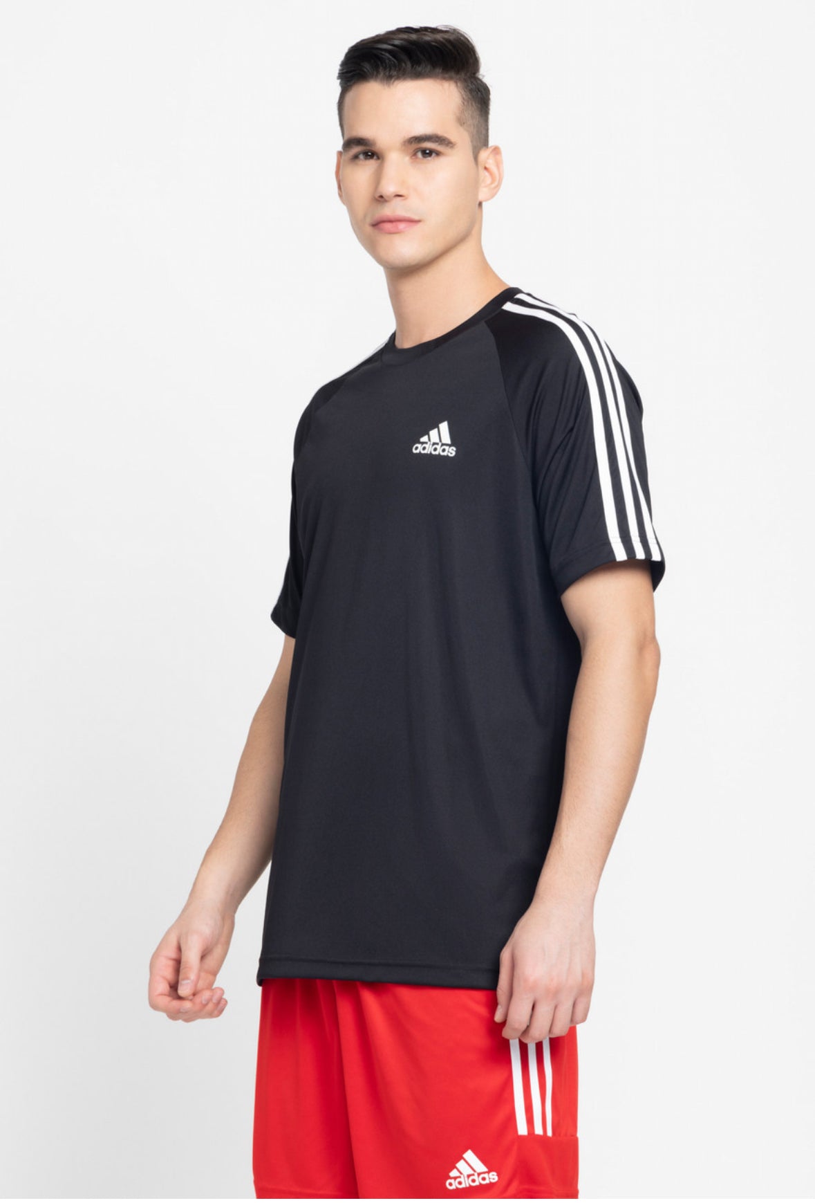 M Sereno 3 S  Men printed Crew neck  polyester black t-shirt-h28925