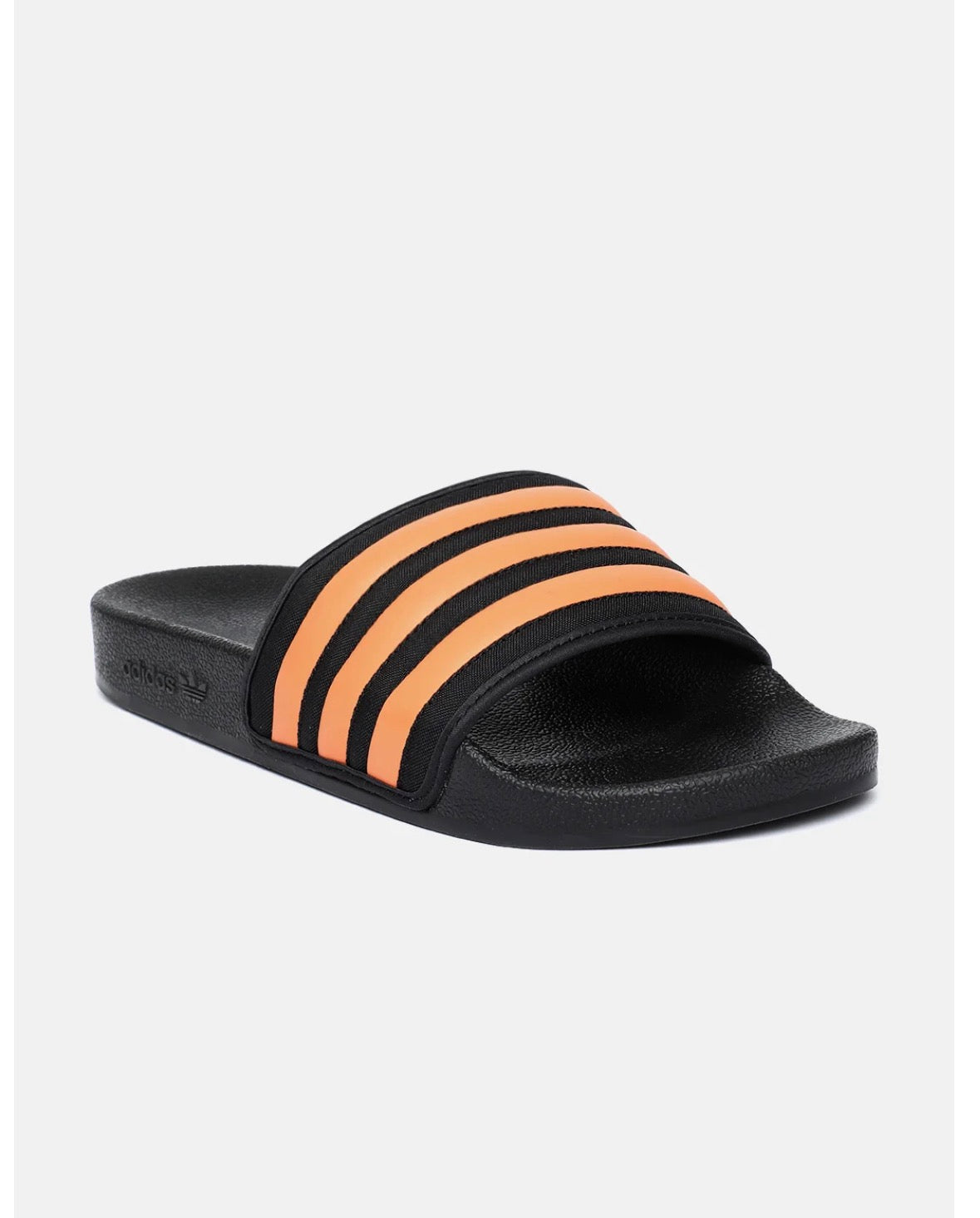 ADILETTE SLIDES Core Black / Bright Orange / Core Black -Jr3626