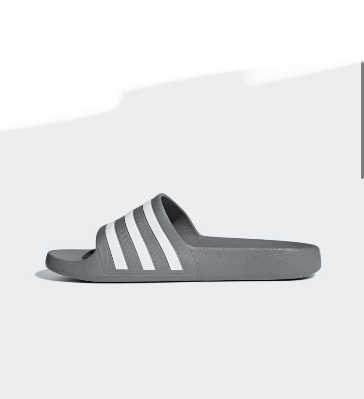 ADILETTE AQUA SLIDES -Grey -f35538