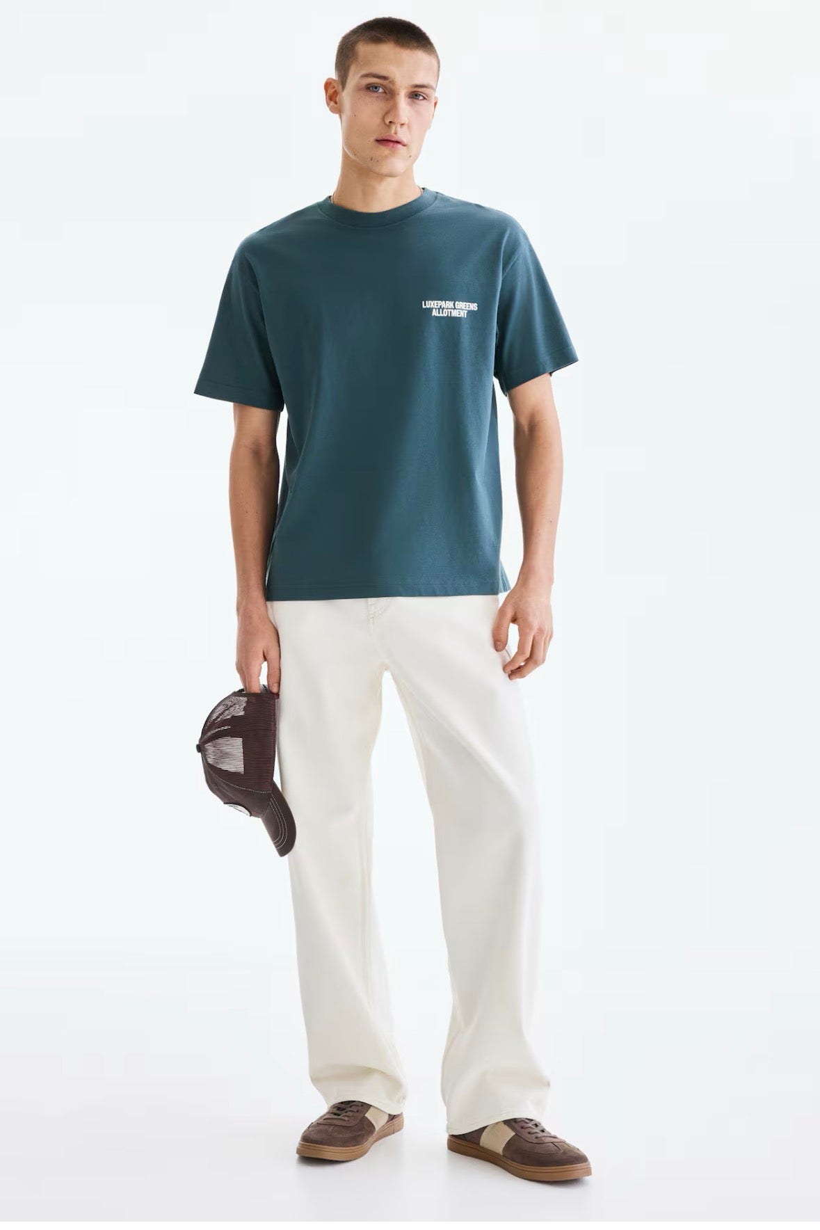 LOOSE FIT PRINTED Allotment T-Shirts-Dark turquoise -0967955179