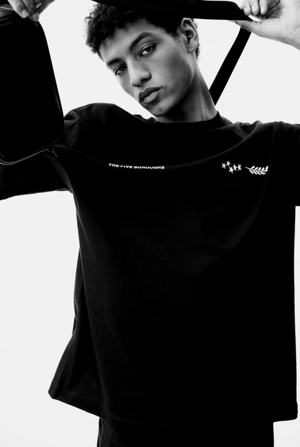 Loose Fit Printed T-shirt -Black/New York -1227157019