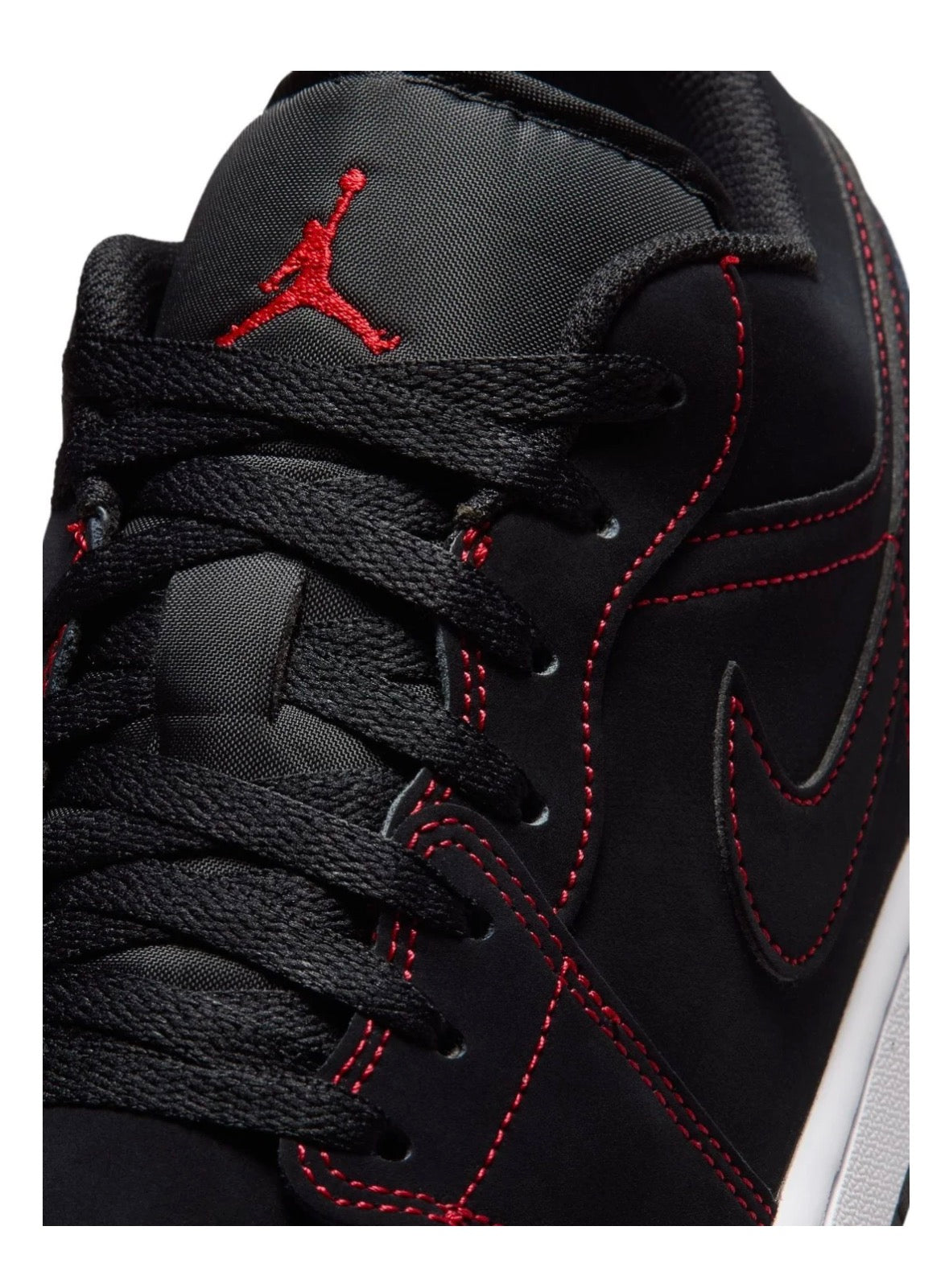 Air Jordan 1 Low Black/White/University Red -553560-076