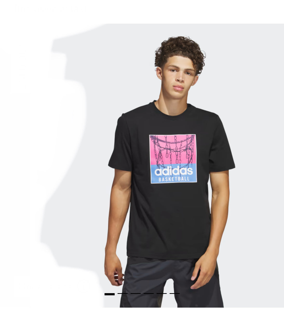 CHAIN NET BASKETBALL GRAPHIC TEE -ic1862